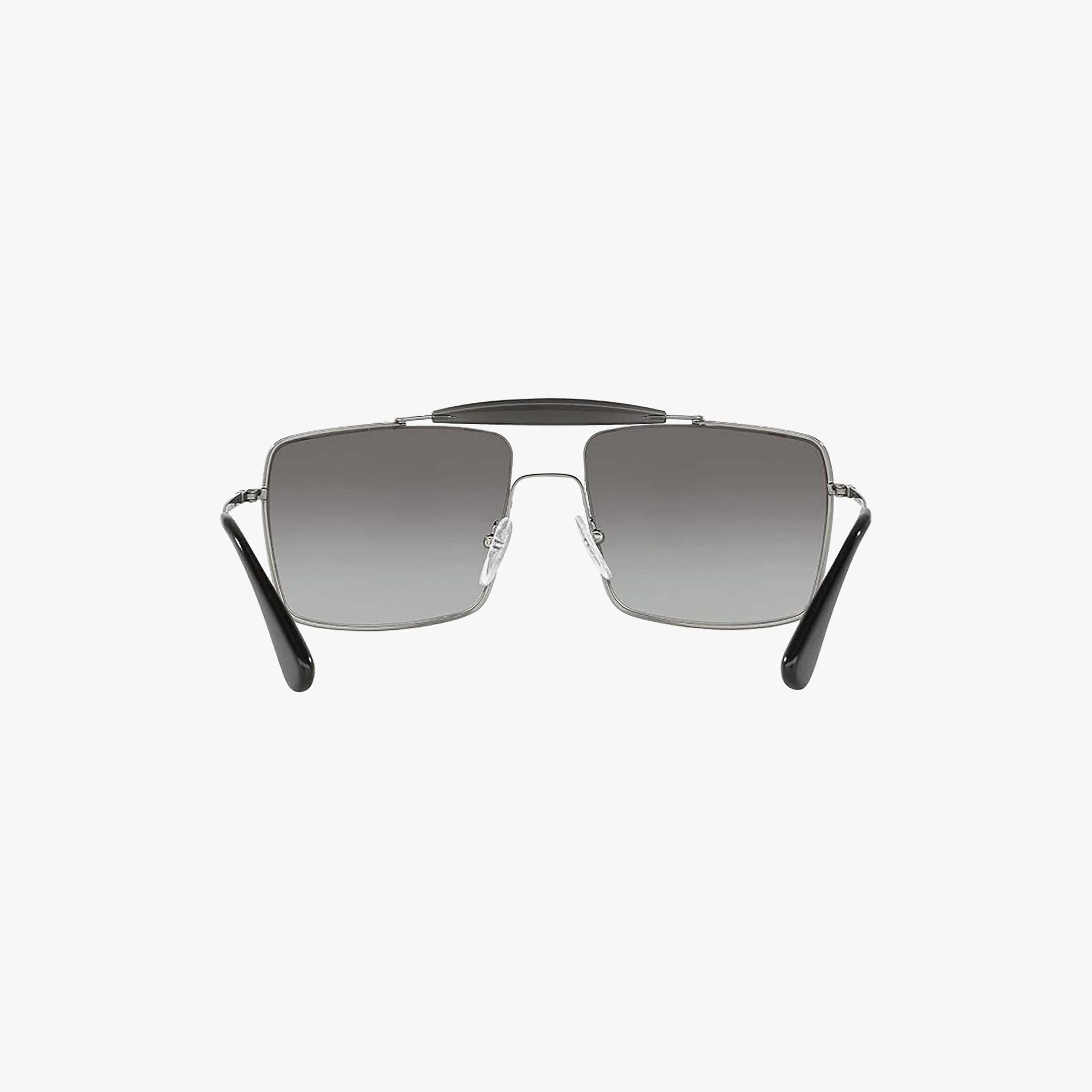 نظارات برادا رجالية رمادية طراز أفياتور | 57SS-men-sunglasses-image-4