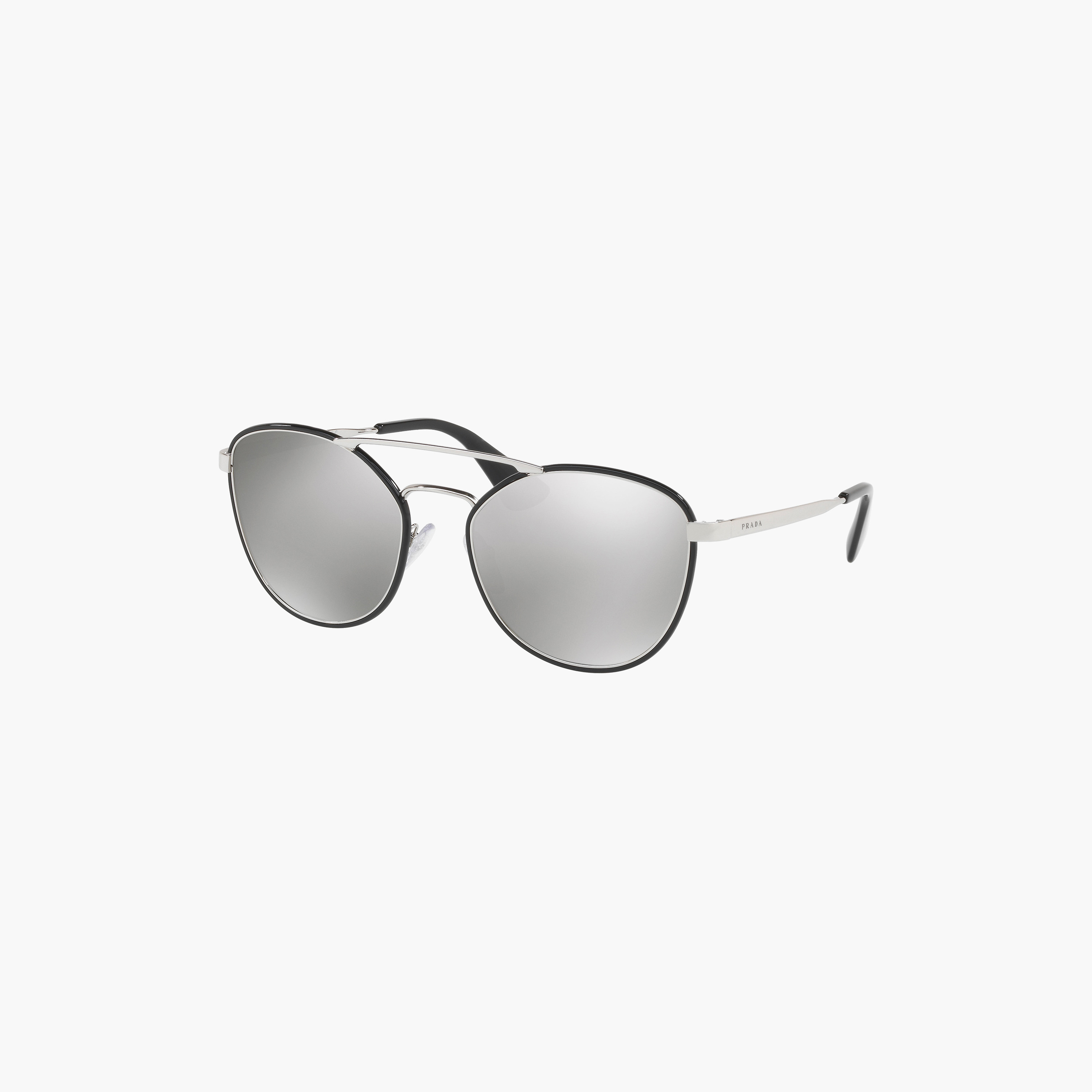 Prada Women Aviator Grey Sunglasses | 63TS-women-sunglasses-image-3