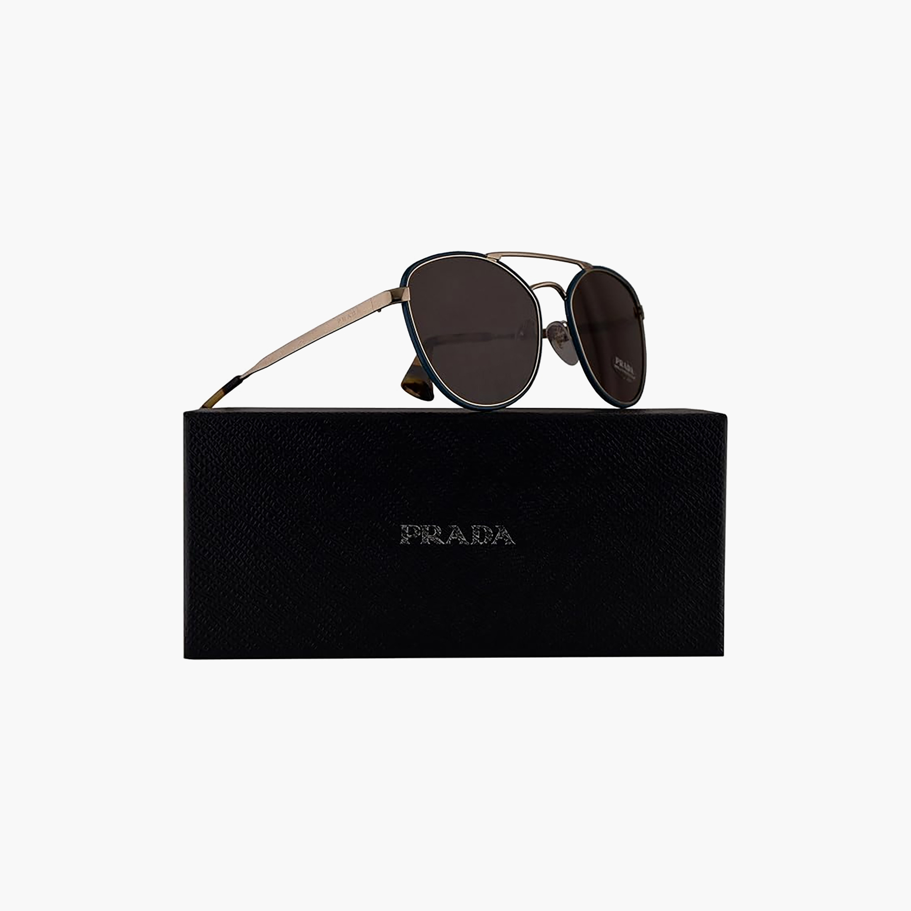 Prada Women Aviator Brown Sunglasses | 63TS-women-sunglasses-image-3