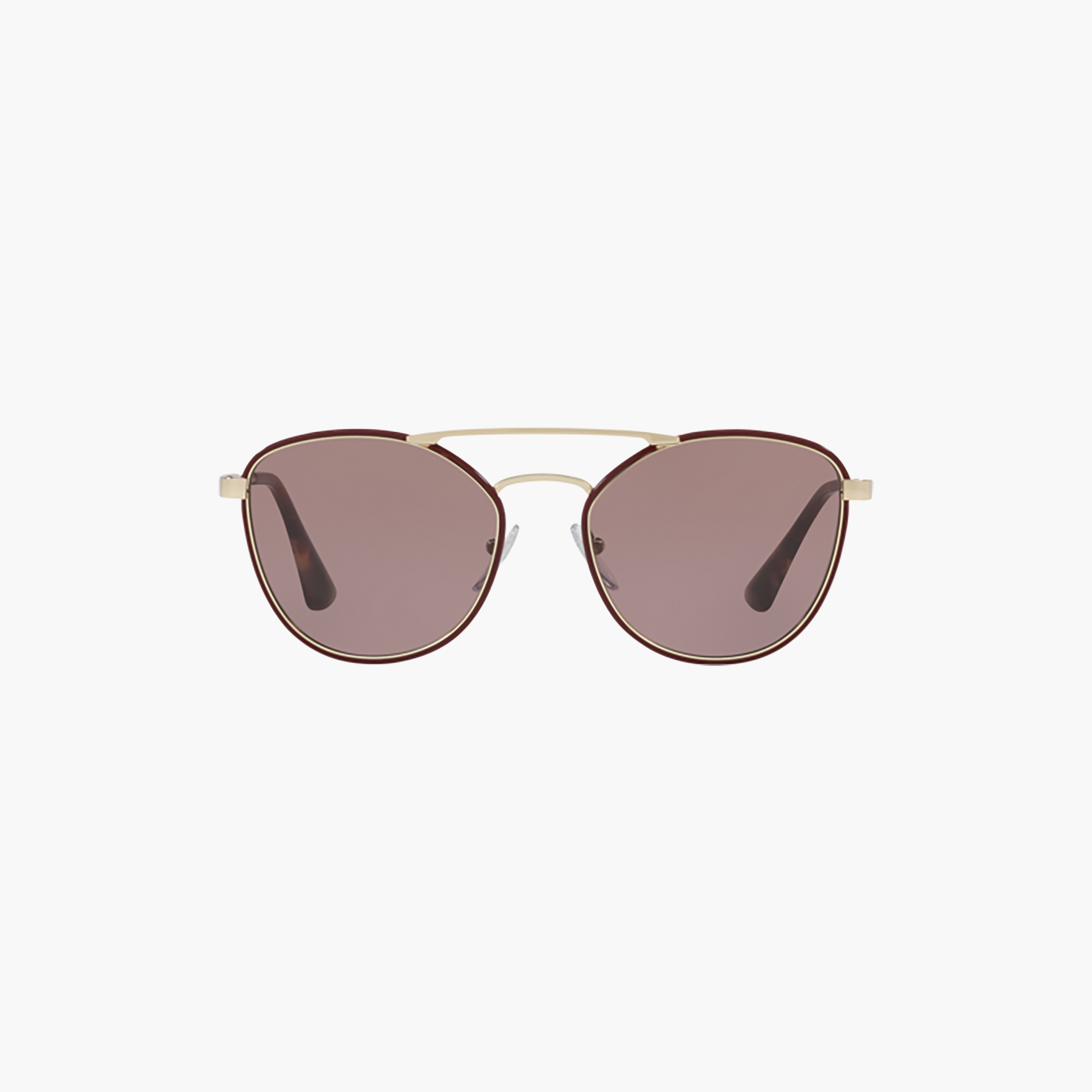 نظارات شمسية برادا النسائية بتصميم طيار بني | 63TS-women-sunglasses-image-1