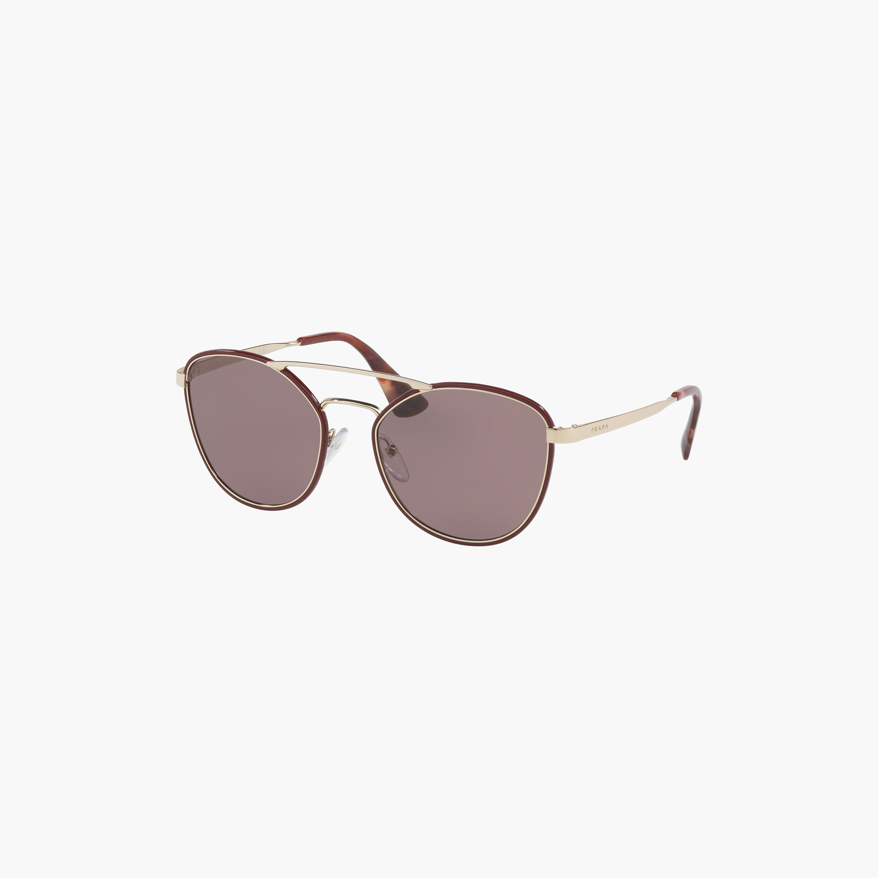 نظارات شمسية برادا النسائية بتصميم طيار بني | 63TS-women-sunglasses-image-3