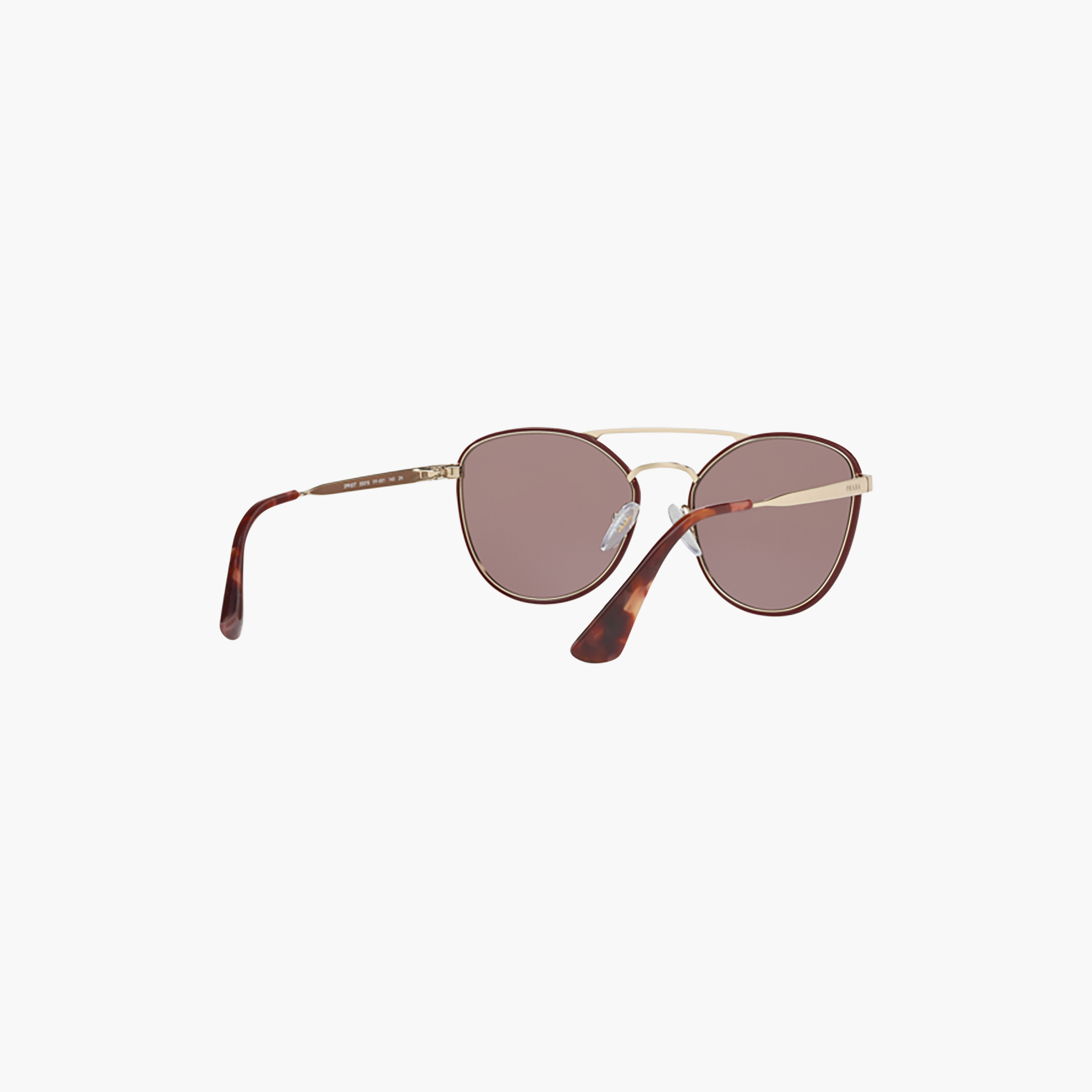 نظارات شمسية برادا النسائية بتصميم طيار بني | 63TS-women-sunglasses-image-5