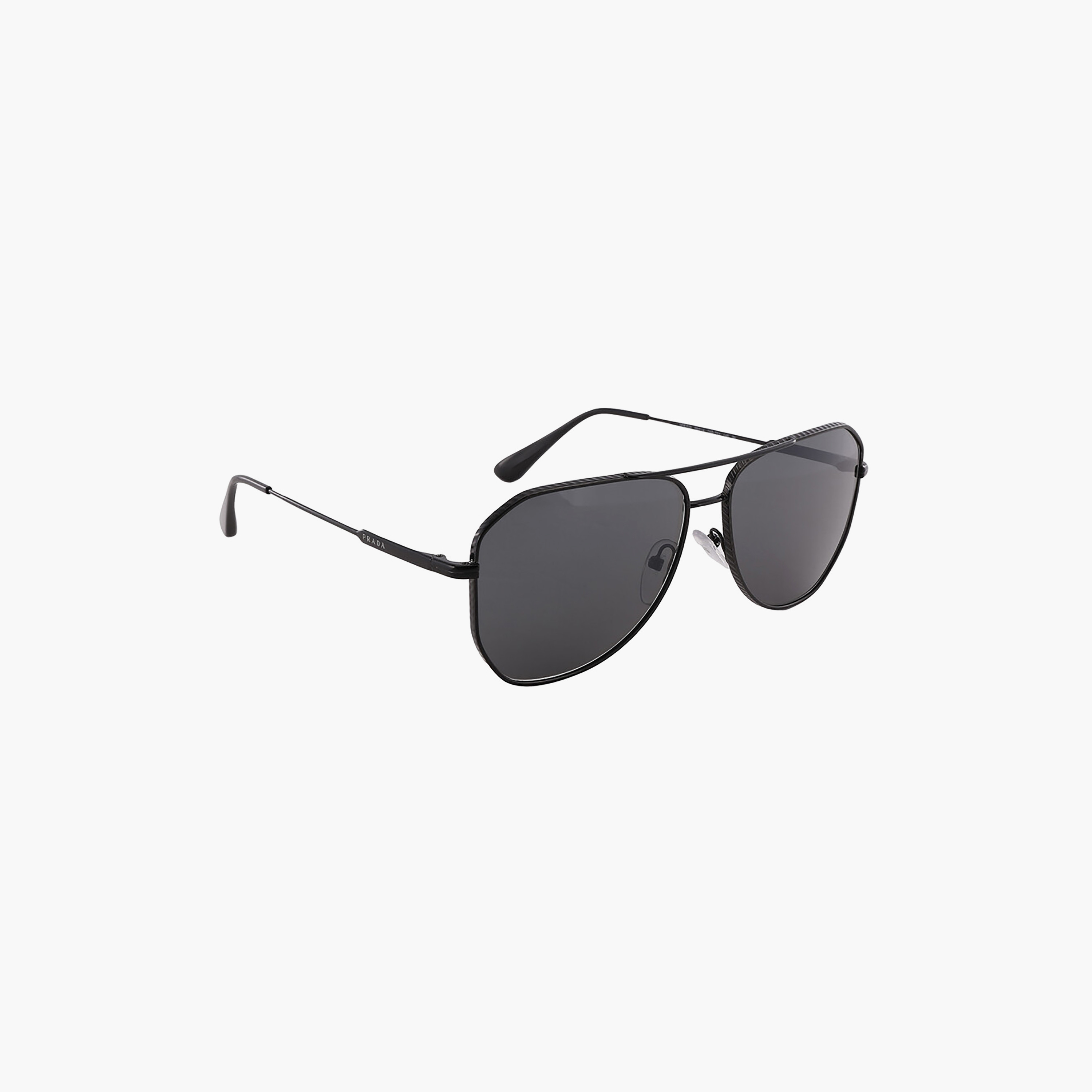 Prada Men Aviator Grey Sunglasses | 63XS-men-sunglasses-image-3