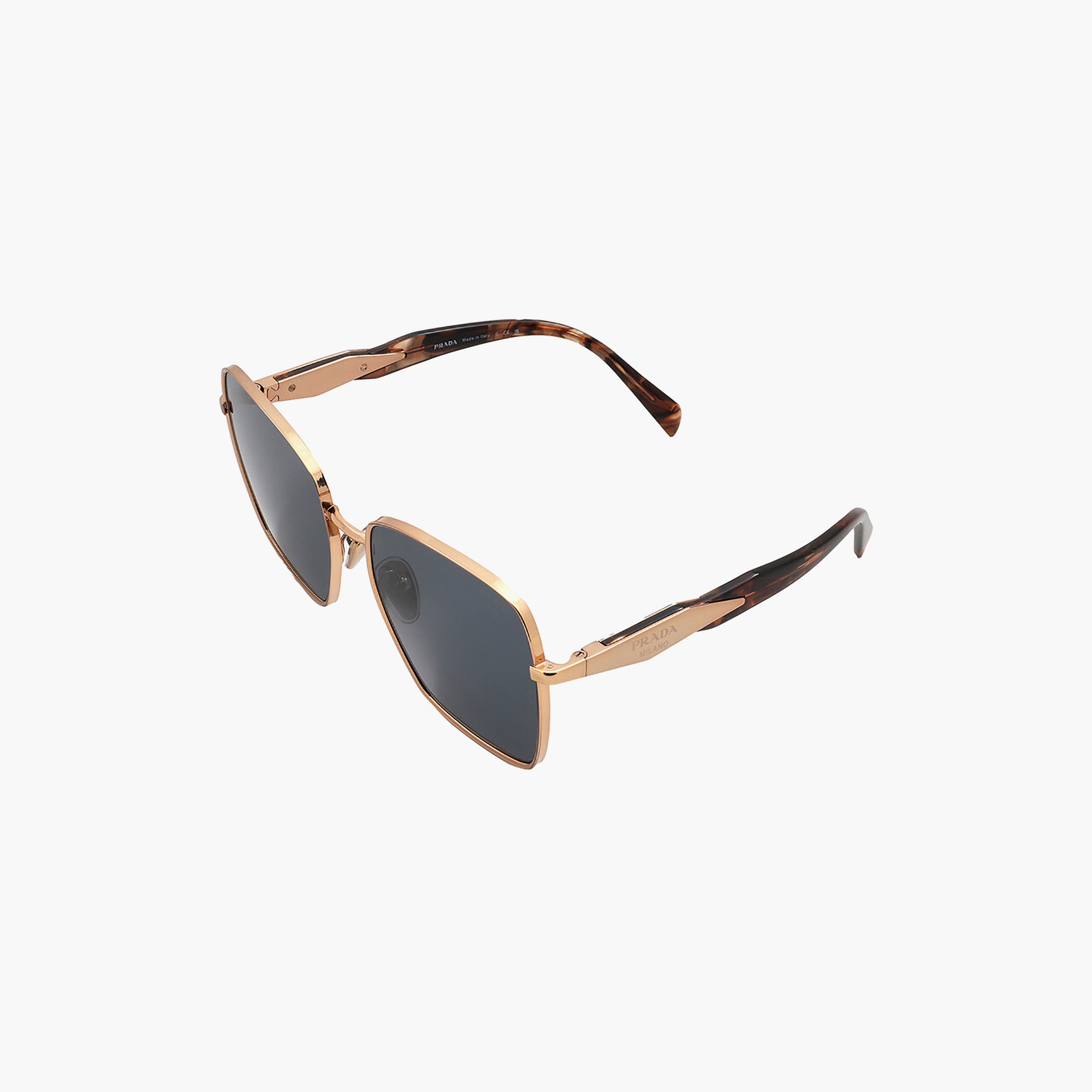 Prada Women Square Grey Sunglasses | 64ZS-women-sunglasses-image-3