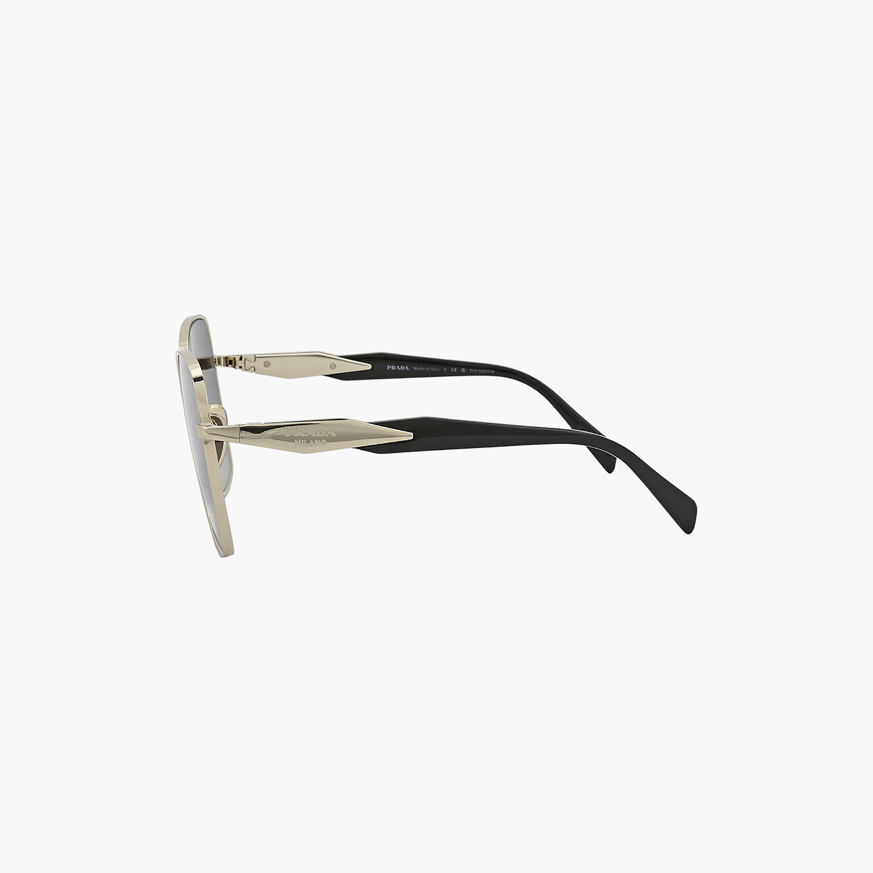 نظارات شمسية رمادية مربعة مستقطبة من برادا للنساء | 64ZS-women-sunglasses-image-2