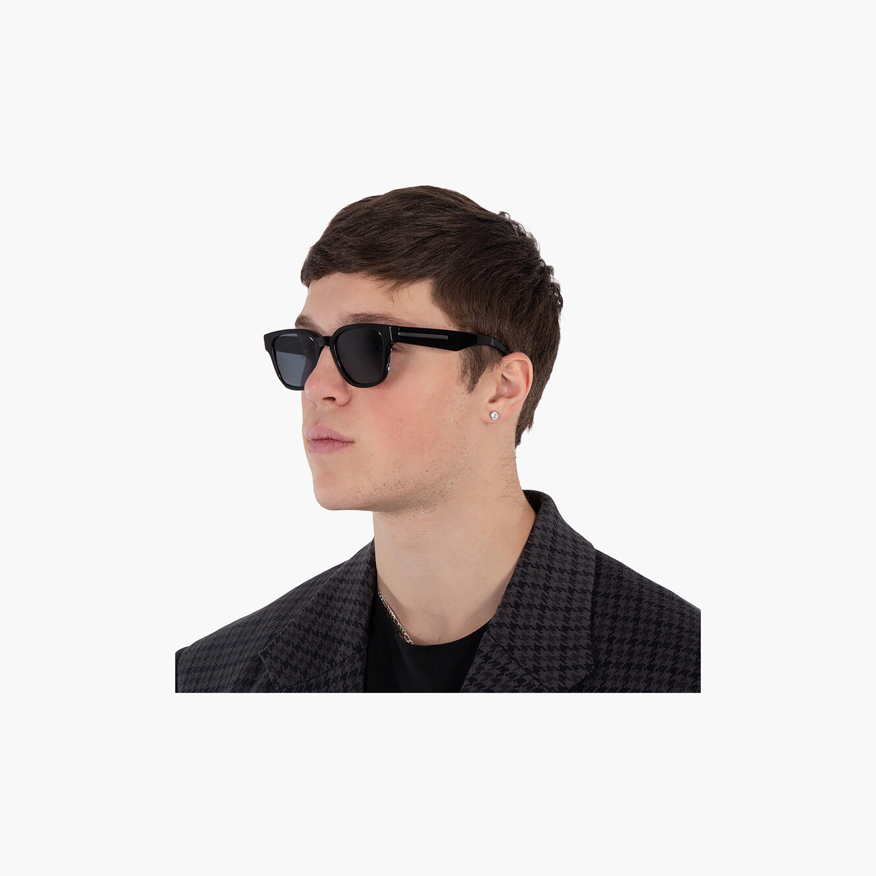 Prada Men Square Grey Sunglasses | A04S-men-sunglasses-image-5