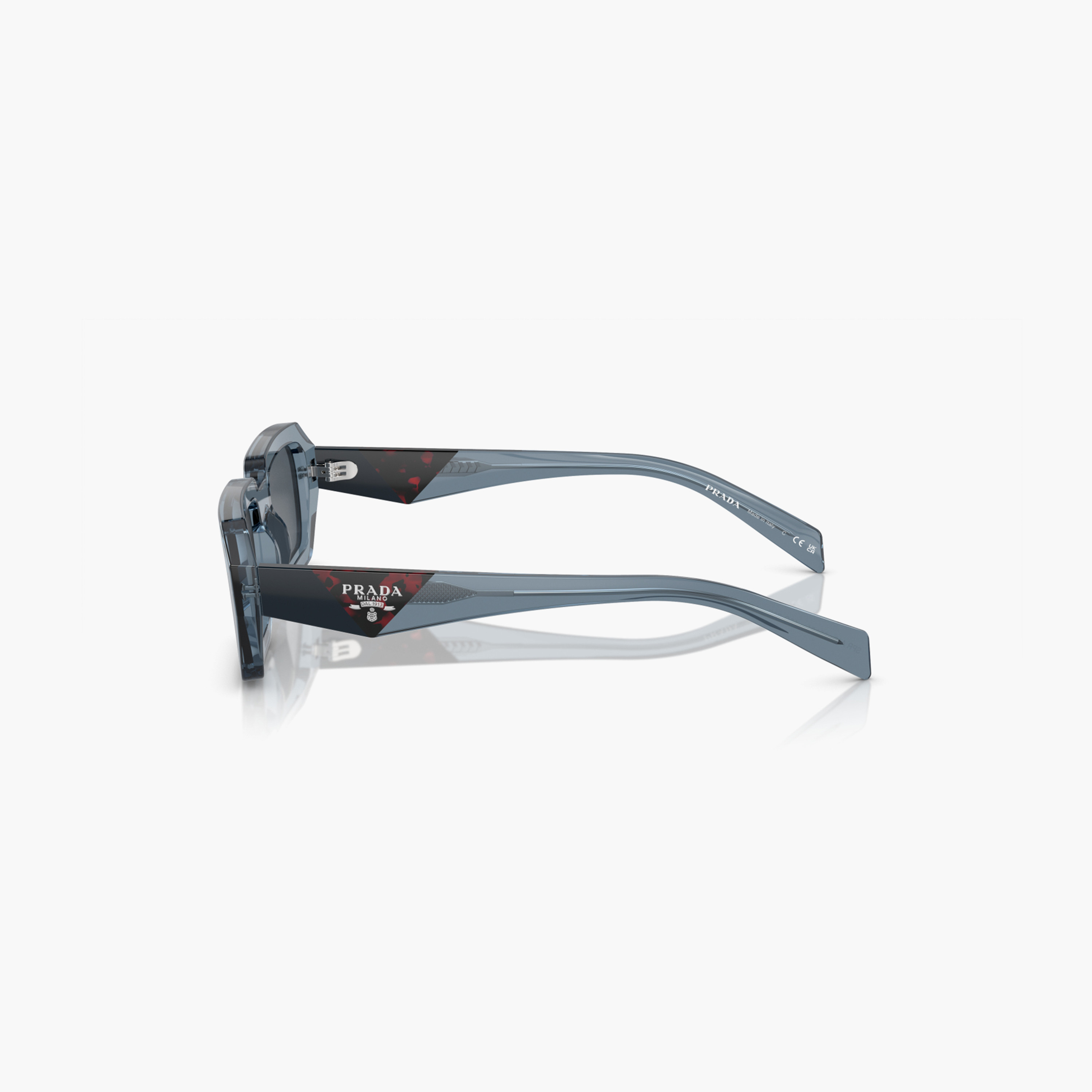 نظارات شمسية برادا نسائية مستطيلة رمادية | A12S-women-sunglasses-image-2