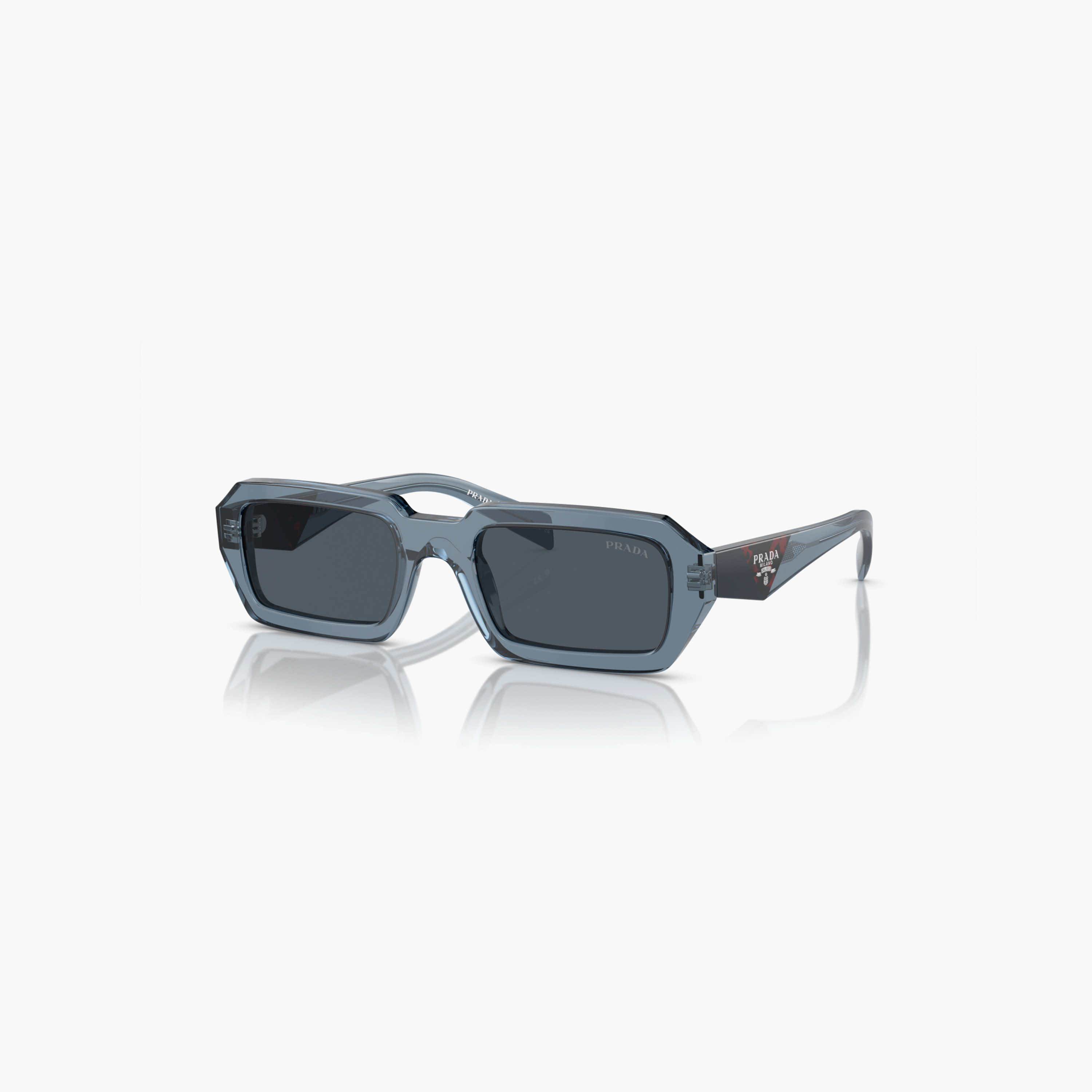 نظارات شمسية برادا نسائية مستطيلة رمادية | A12S-women-sunglasses-image-3