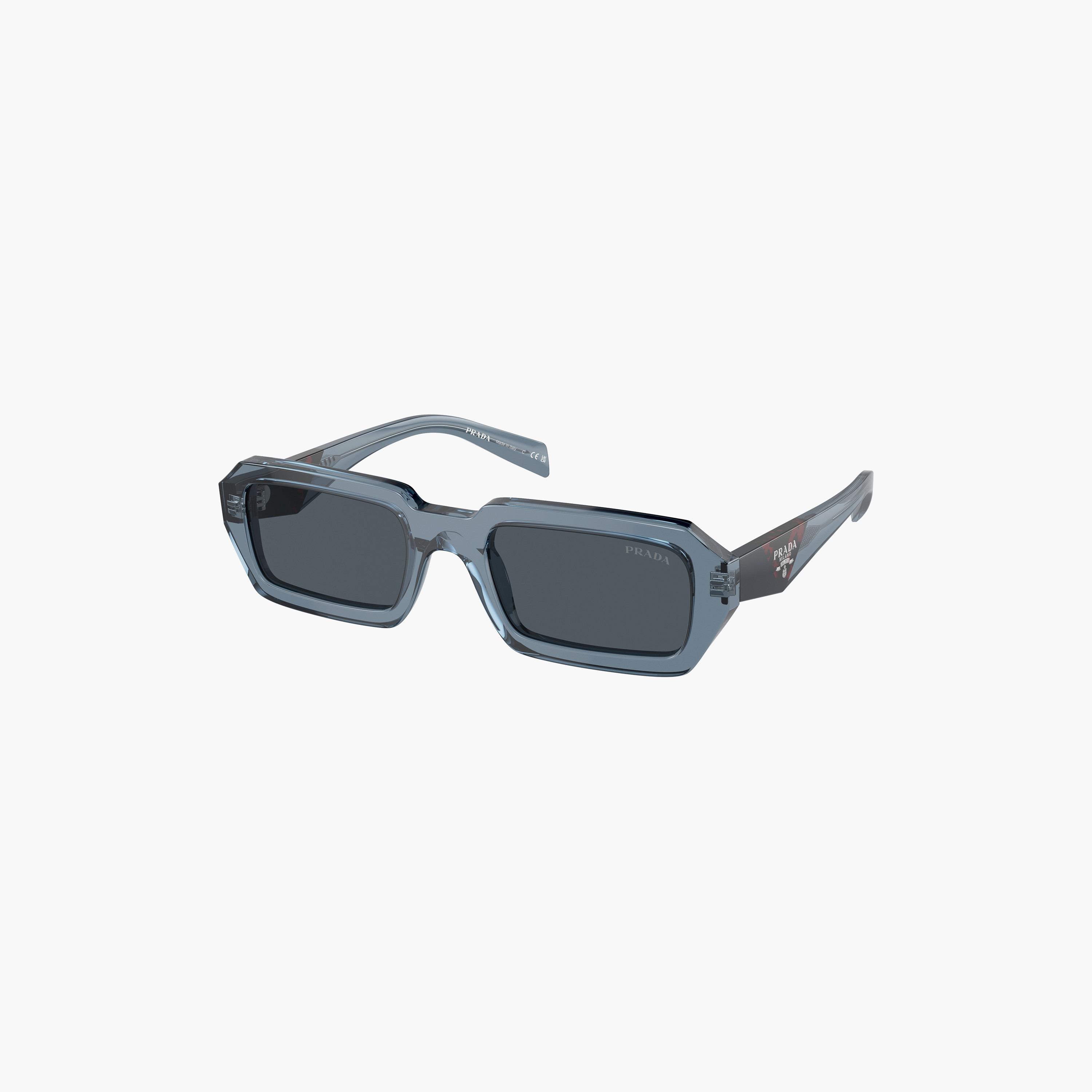 نظارات شمسية برادا نسائية مستطيلة رمادية | A12S-women-sunglasses-image-4