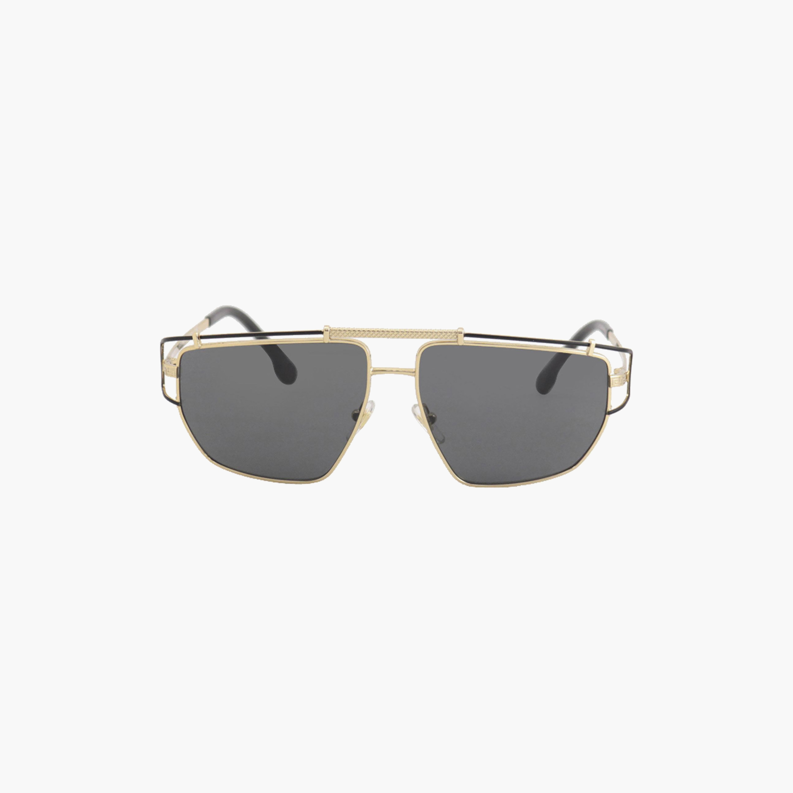 Versace Men Aviator Grey Sunglasses | 2202-men-sunglasses-image-2