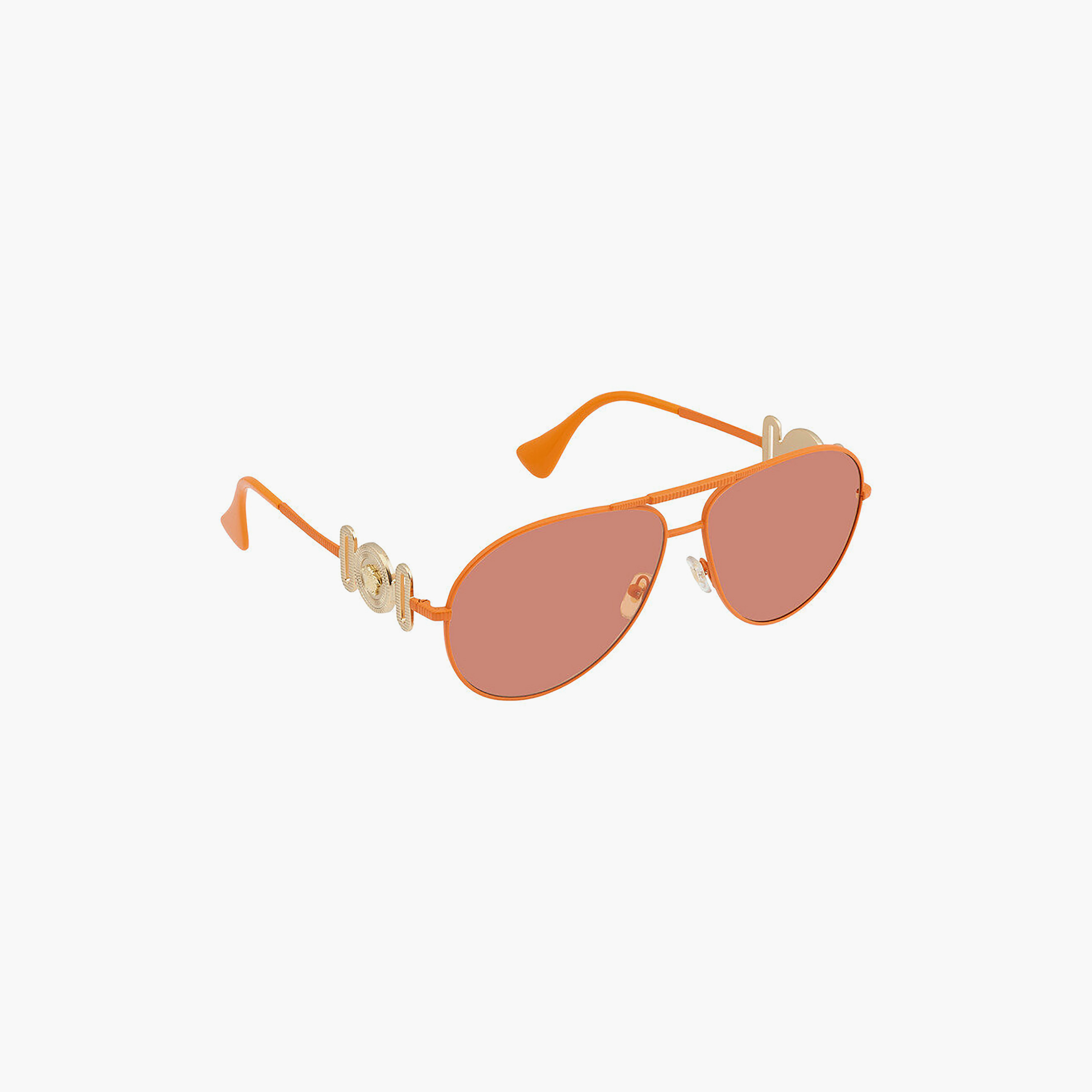 Versace Unisex Aviator Orange Sunglasses | 2249-men-sunglasses-image-2