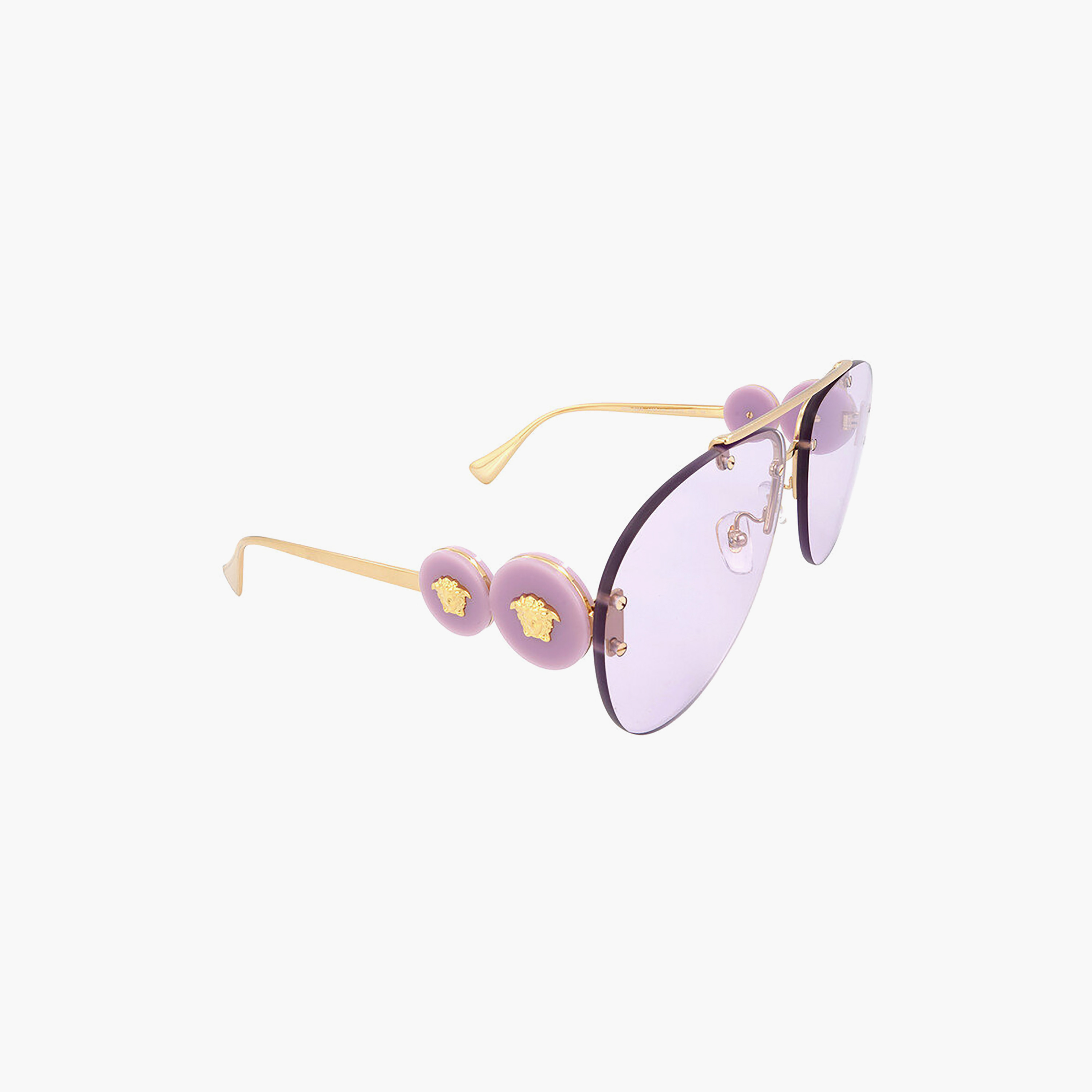 Versace Women Aviator Lavender Sunglasses | 2250-women-sunglasses-image-2