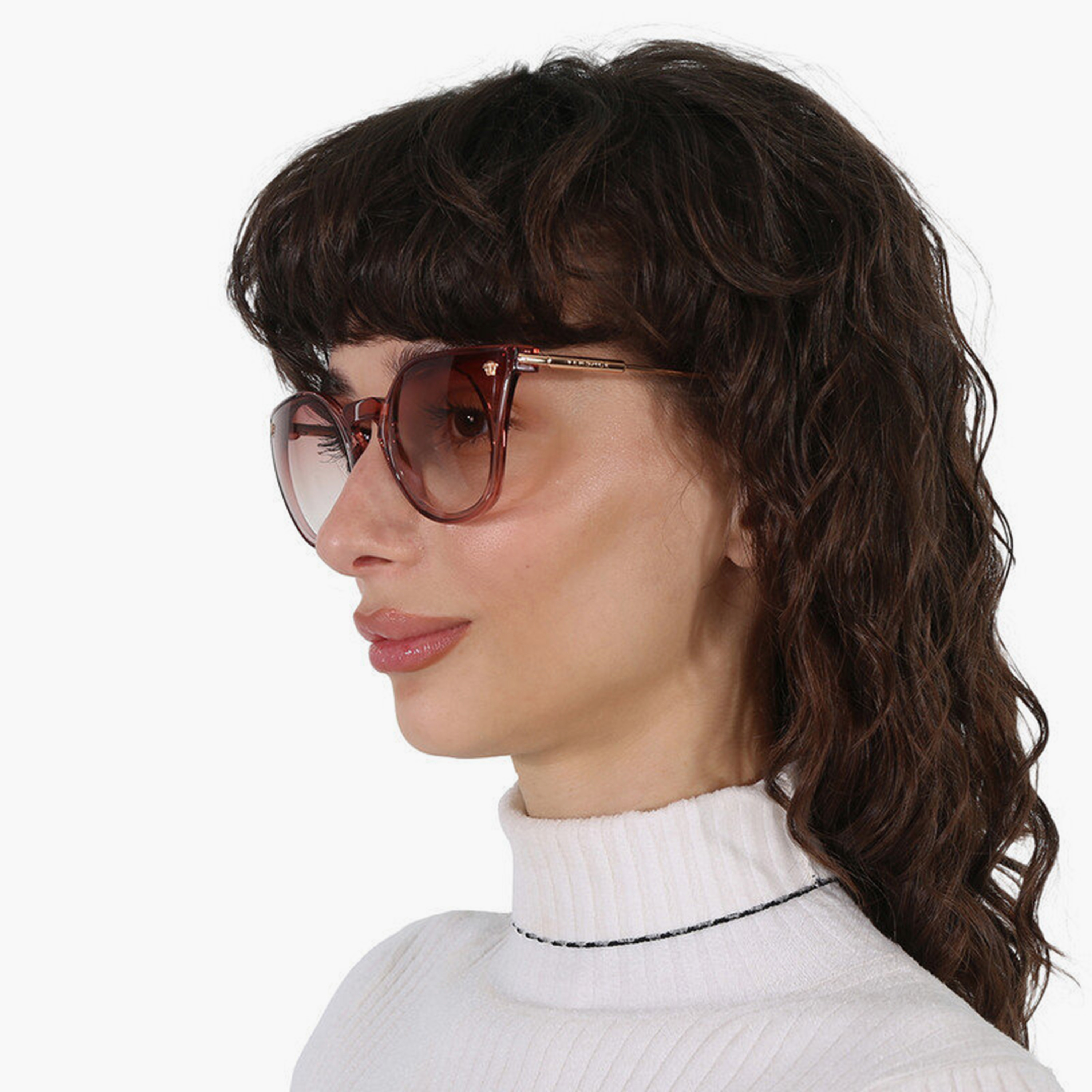 نظارات شمسية بنية اللون بتصميم عين القطة من فرزاتشي للنساء | 4410-women-sunglasses-image-5