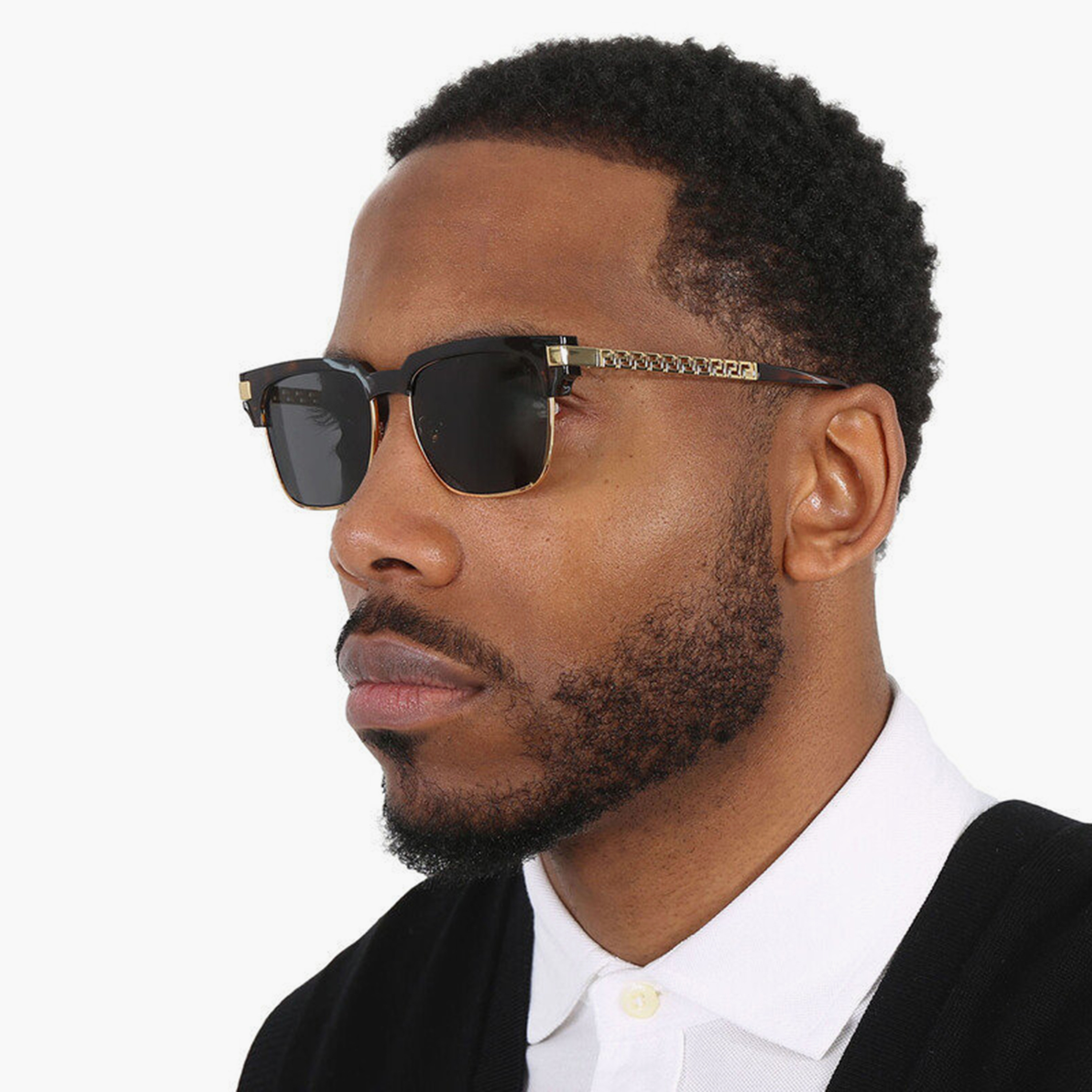 نظارات شمسية رجالية مستطيلة رمادية من فرزاتشي | 4447-men-sunglasses-image-6