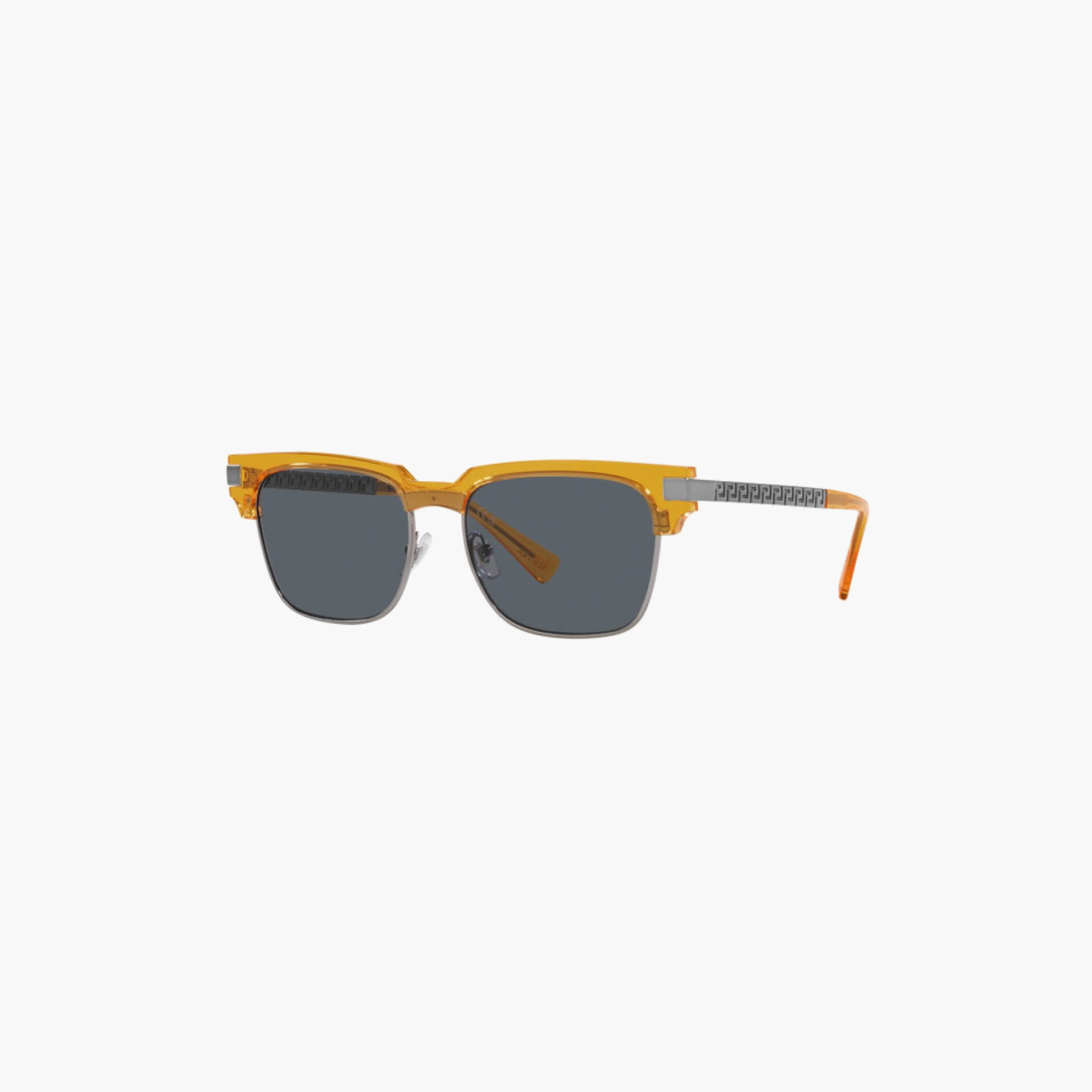 Versace Men Clubmaster Grey Sunglasses | 4447-men-sunglasses-image-1
