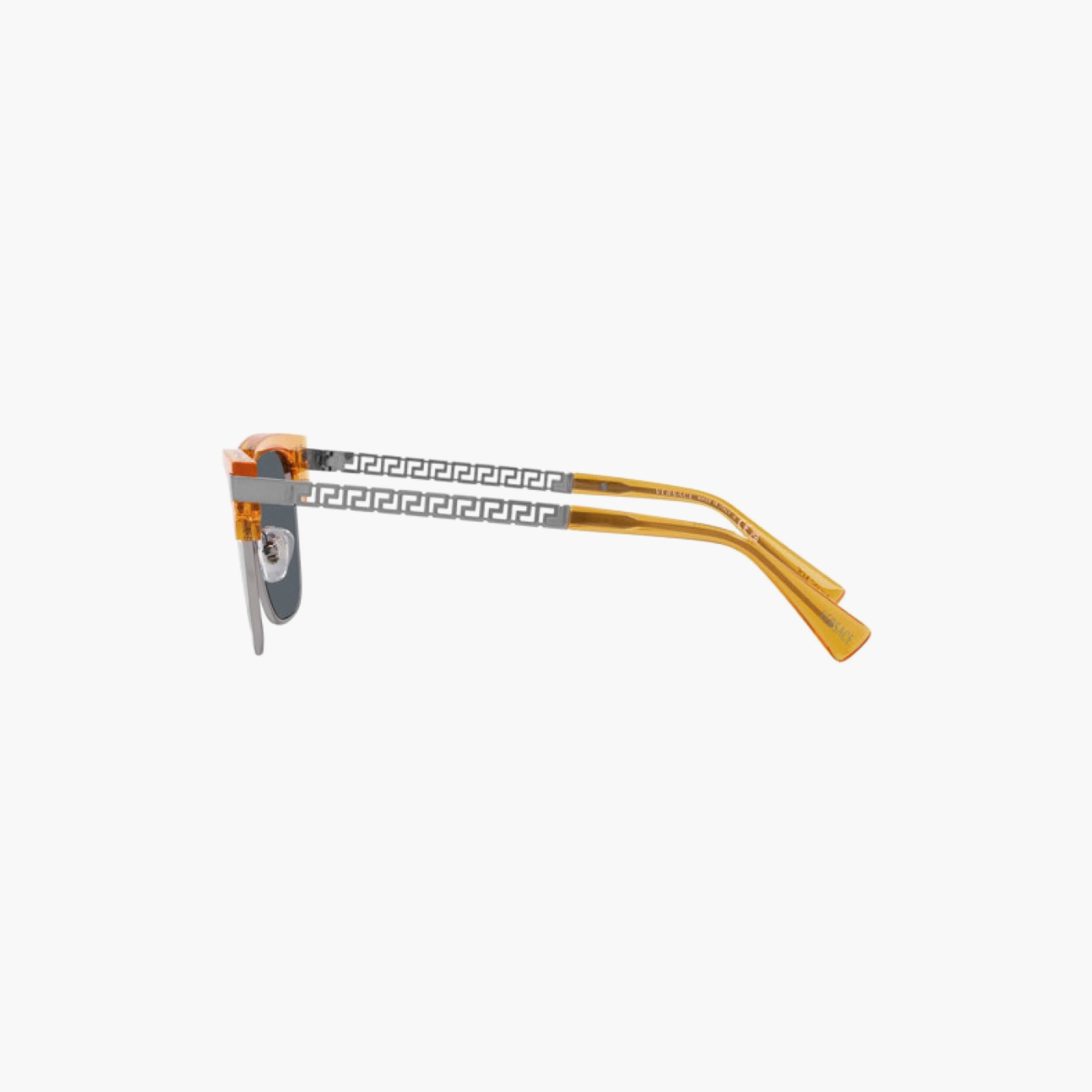 Versace Men Clubmaster Grey Sunglasses | 4447-men-sunglasses-image-2