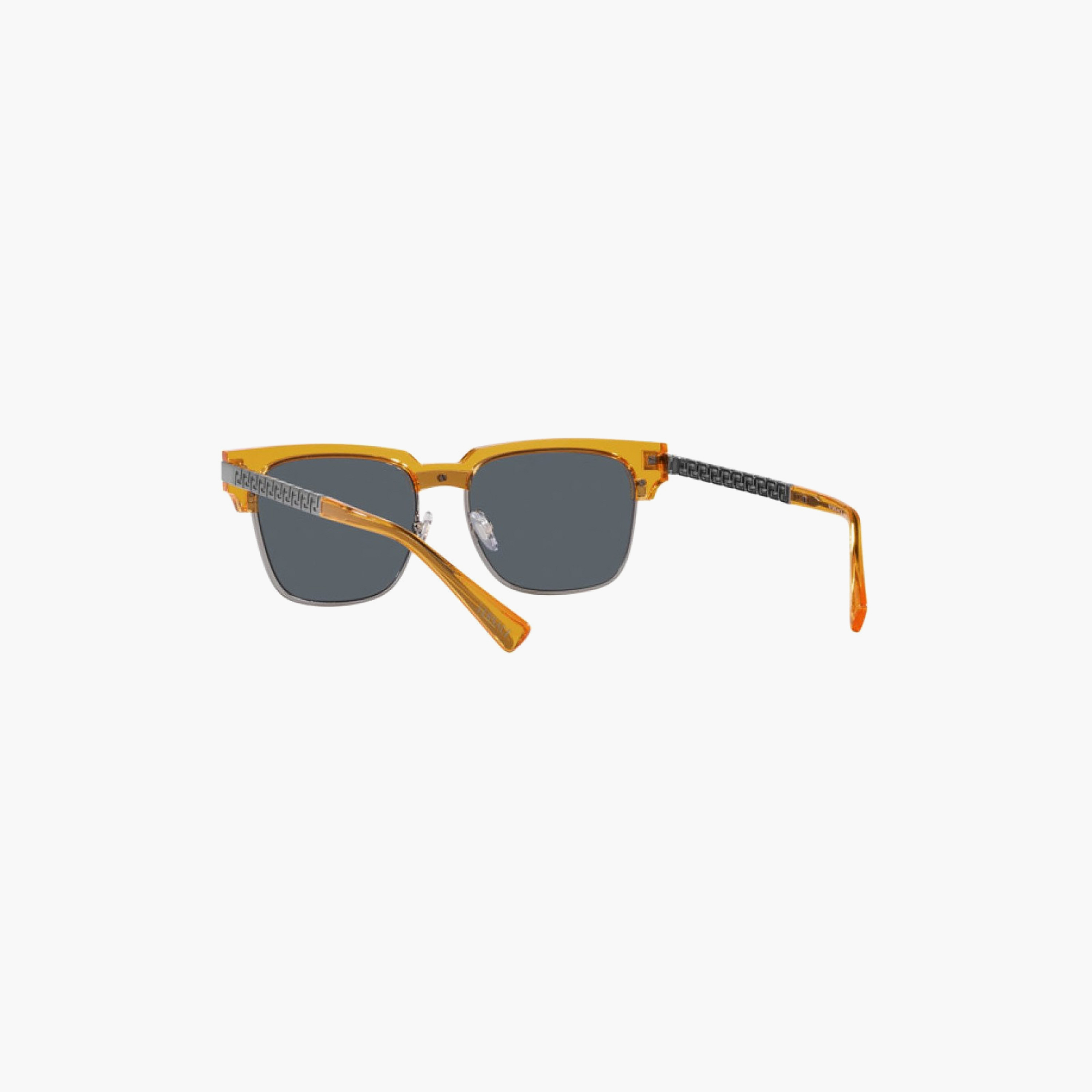 Versace Men Clubmaster Grey Sunglasses | 4447-men-sunglasses-image-3