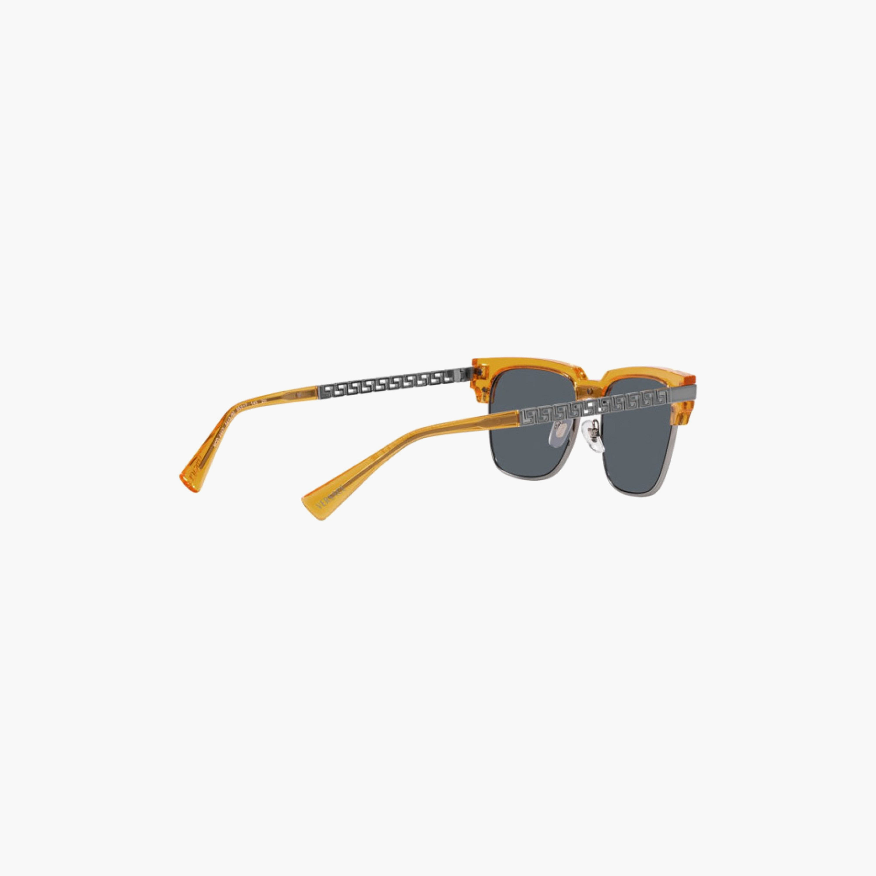 Versace Men Clubmaster Grey Sunglasses | 4447-men-sunglasses-image-4