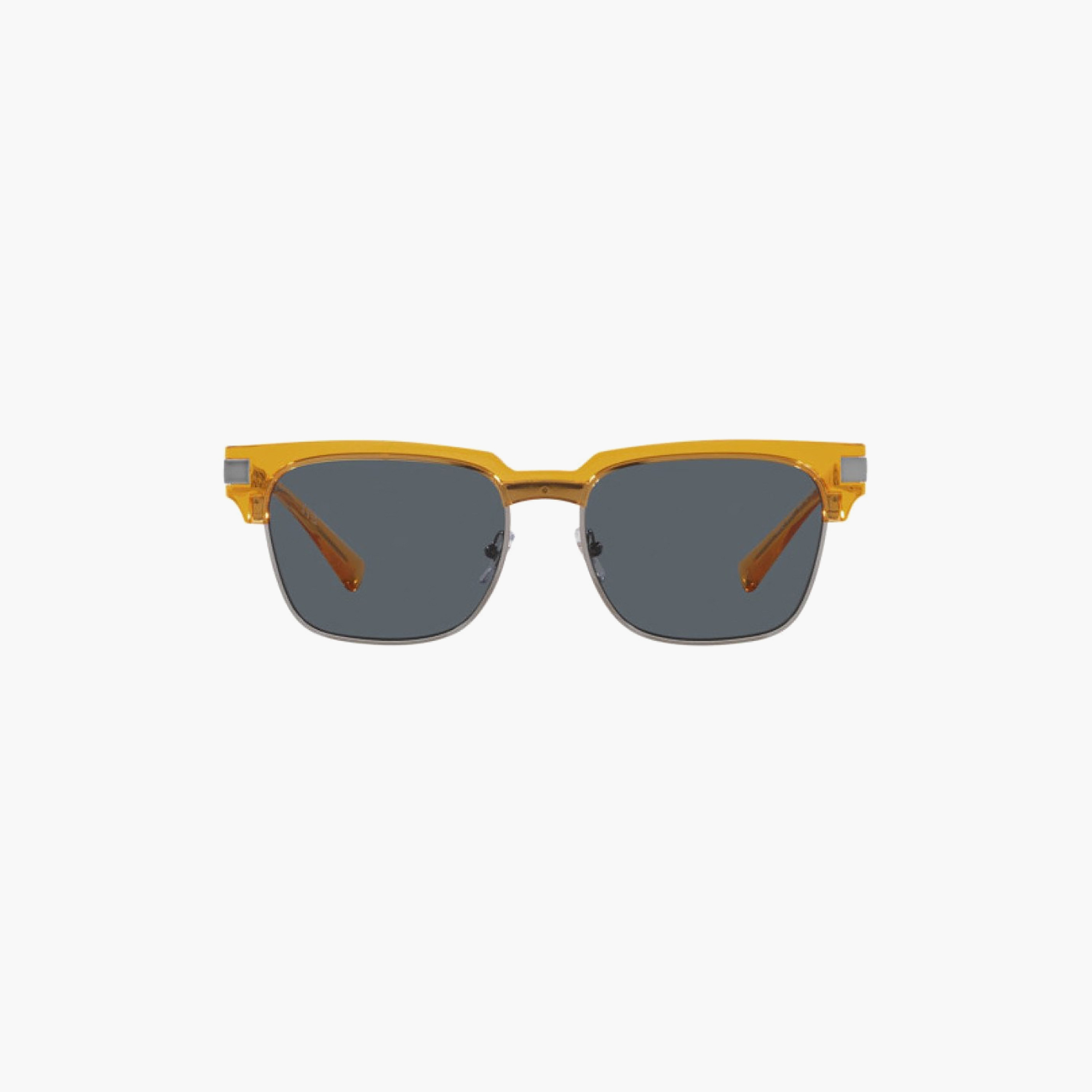 Versace Men Clubmaster Grey Sunglasses | 4447-men-sunglasses-image-6