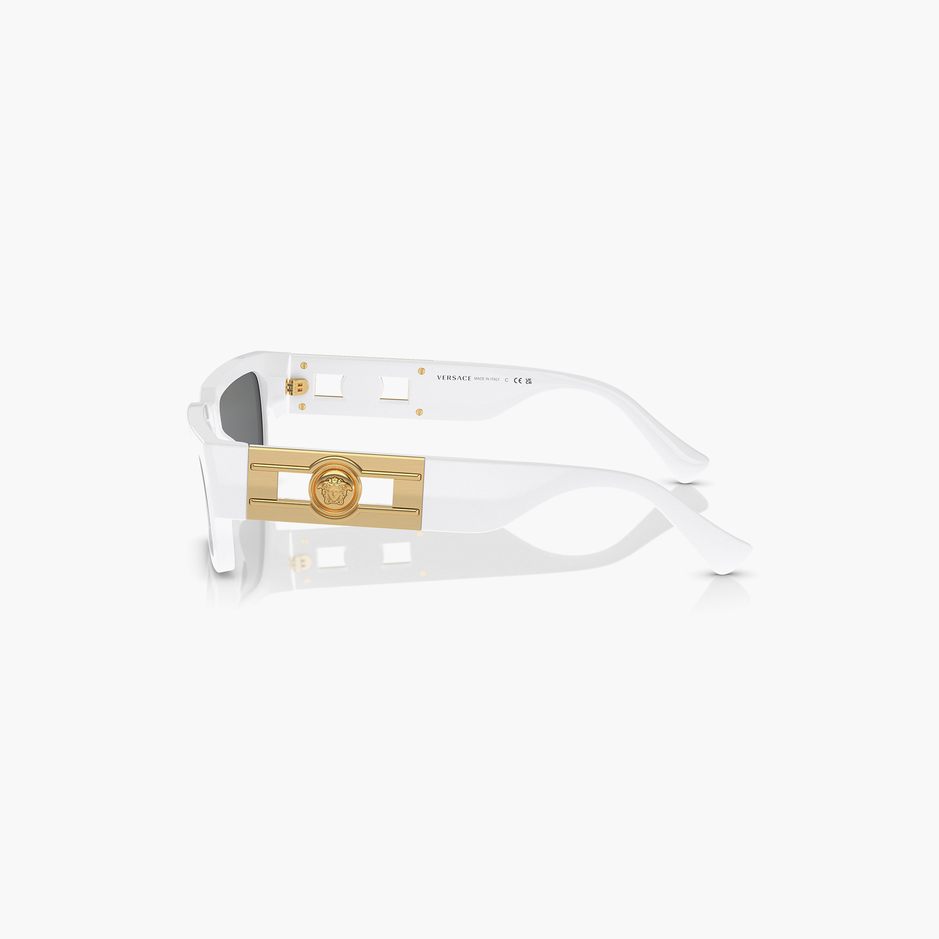 Versace Unisex Rectangle Grey Sunglasses | 4459-men-sunglasses-image-2