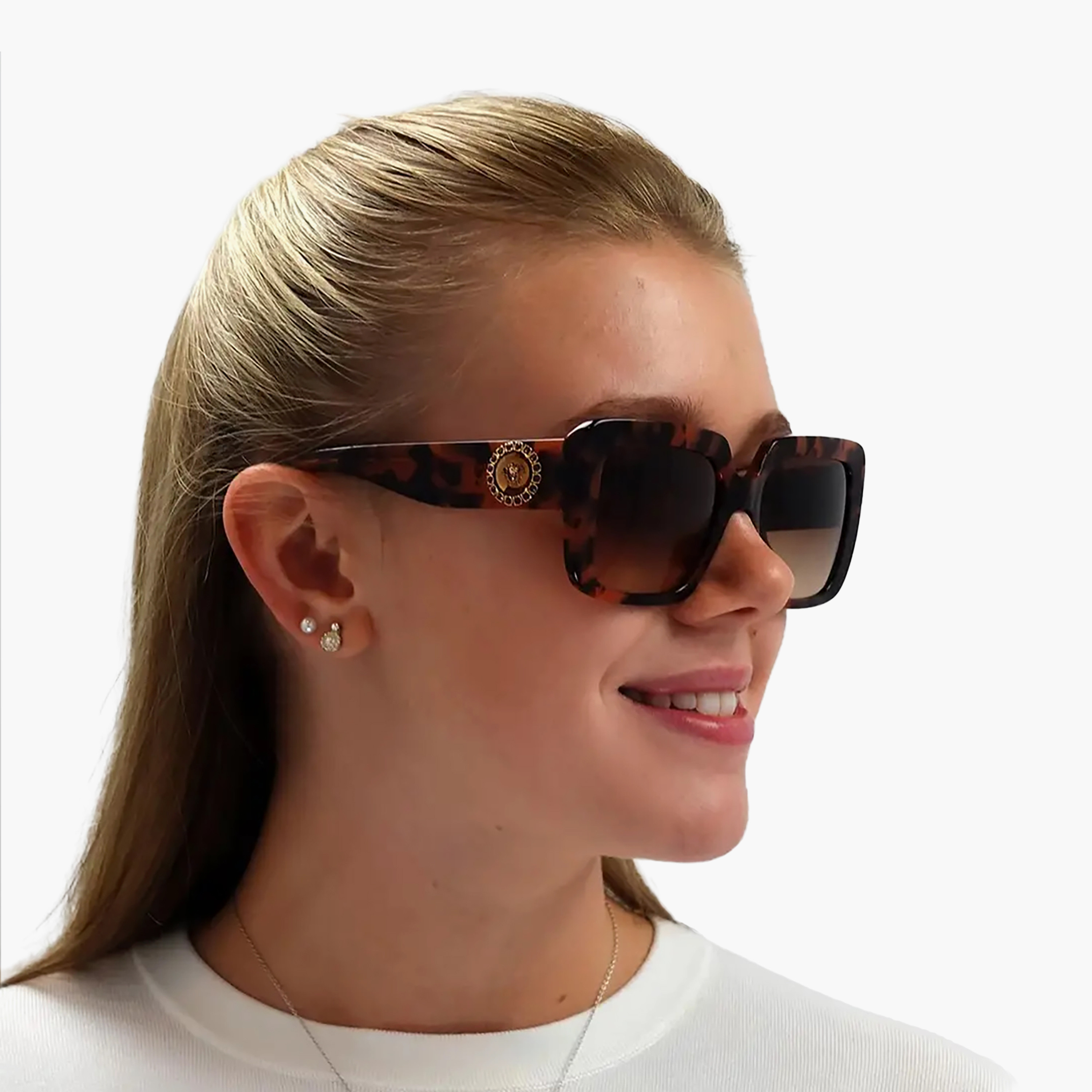 نظارات شمسية مربعة بنية اللون من فرزاتشي للنساء | 4384B-women-sunglasses-image-6