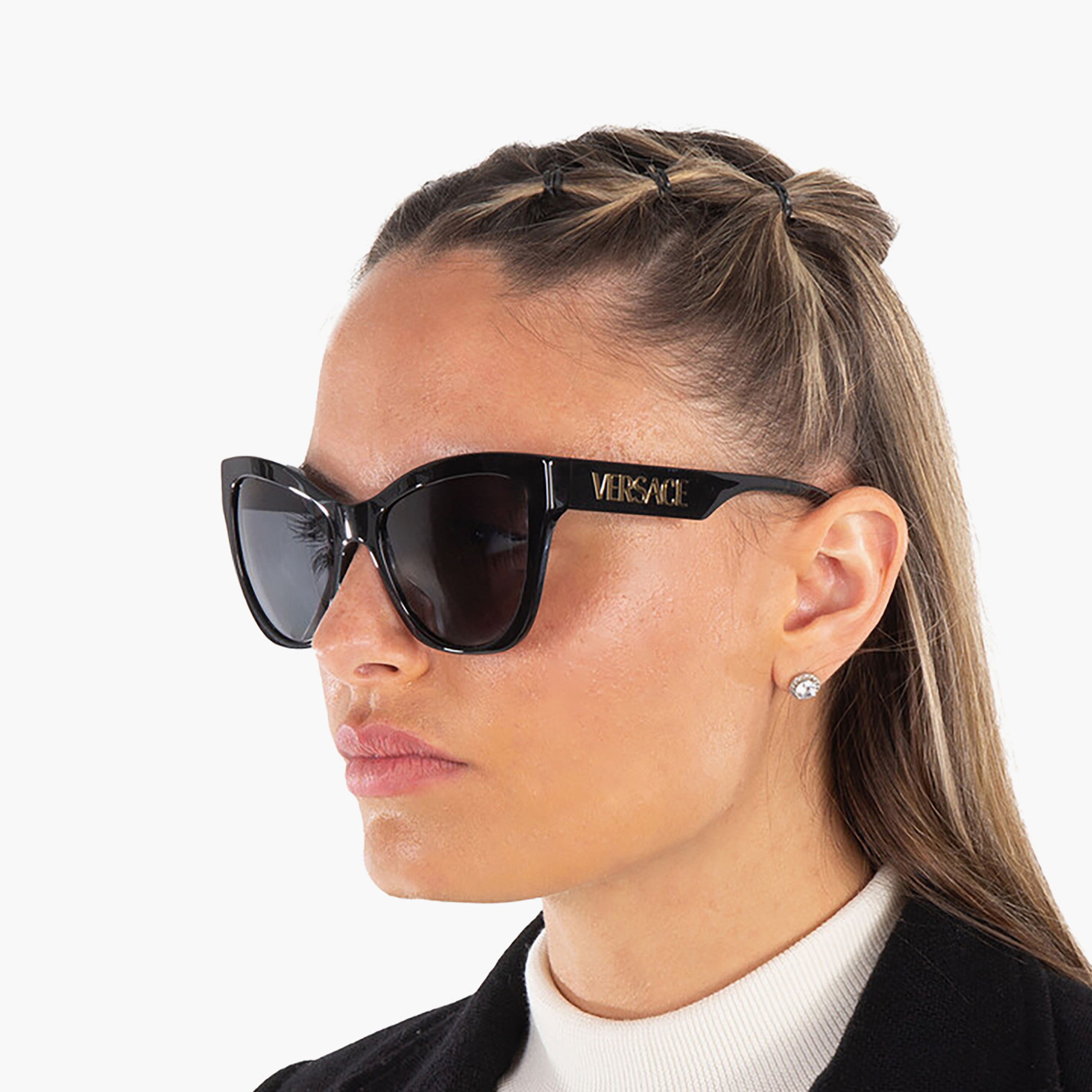 نظارات شمسية رمادية بتصميم عين القطة من فرزاتشي للنساء | 4417U-women-sunglasses-image-4