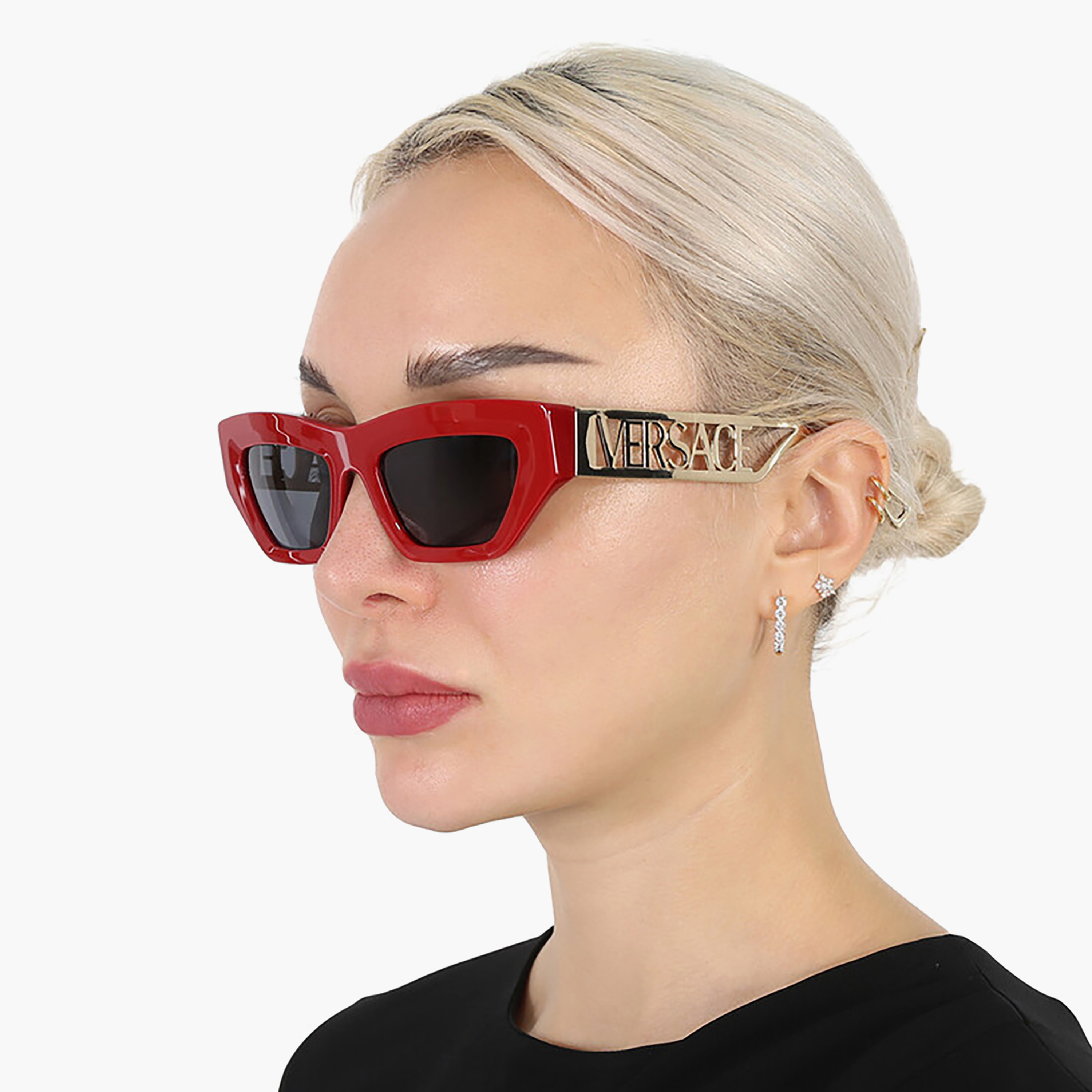 نظارات شمسية رمادية بتصميم عين القطة من فرزاتشي للنساء | 4432U-women-sunglasses-image-5