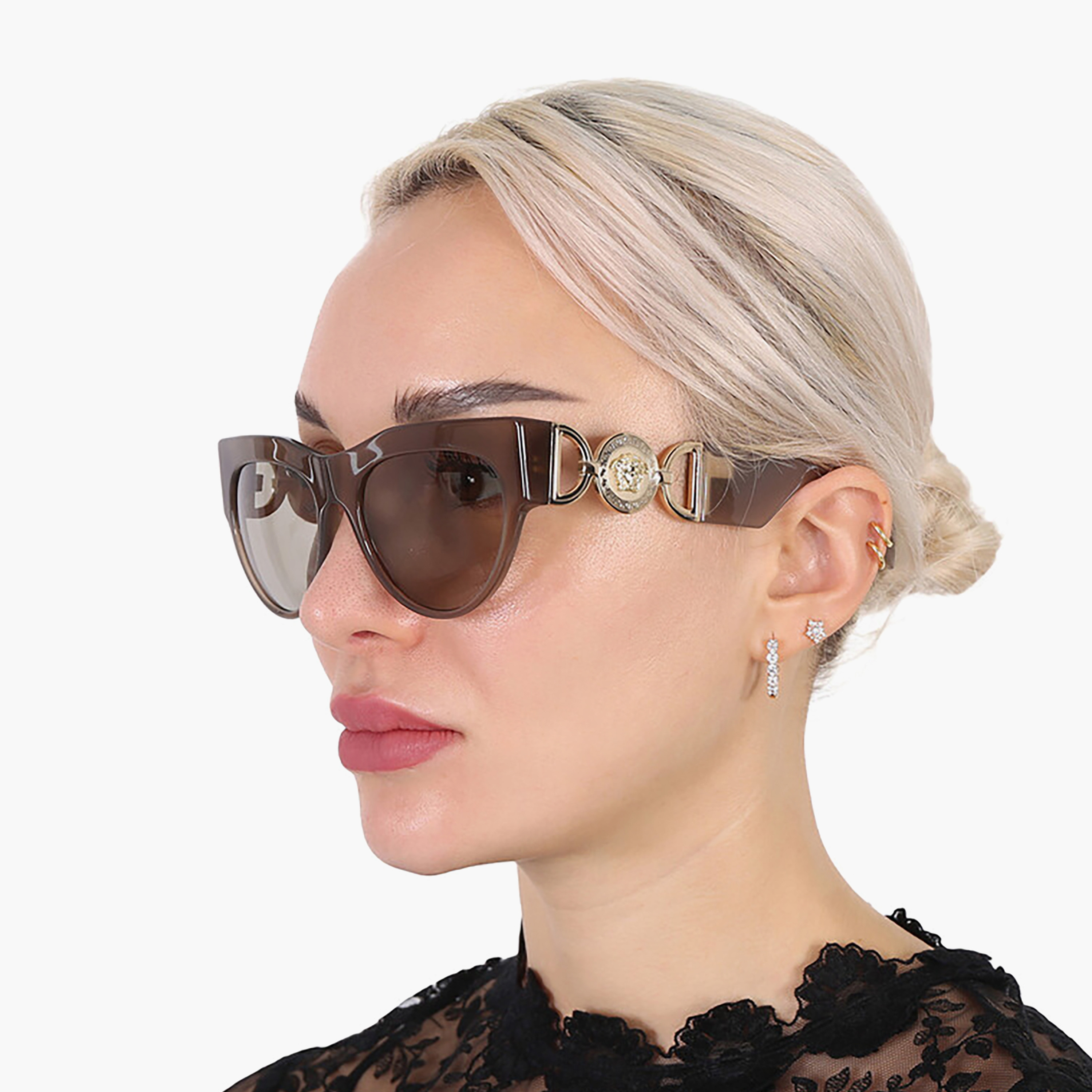 نظارات شمسية بنية اللون بتصميم عين القطة من فرزاتشي للنساء | 4440U-women-sunglasses-image-5