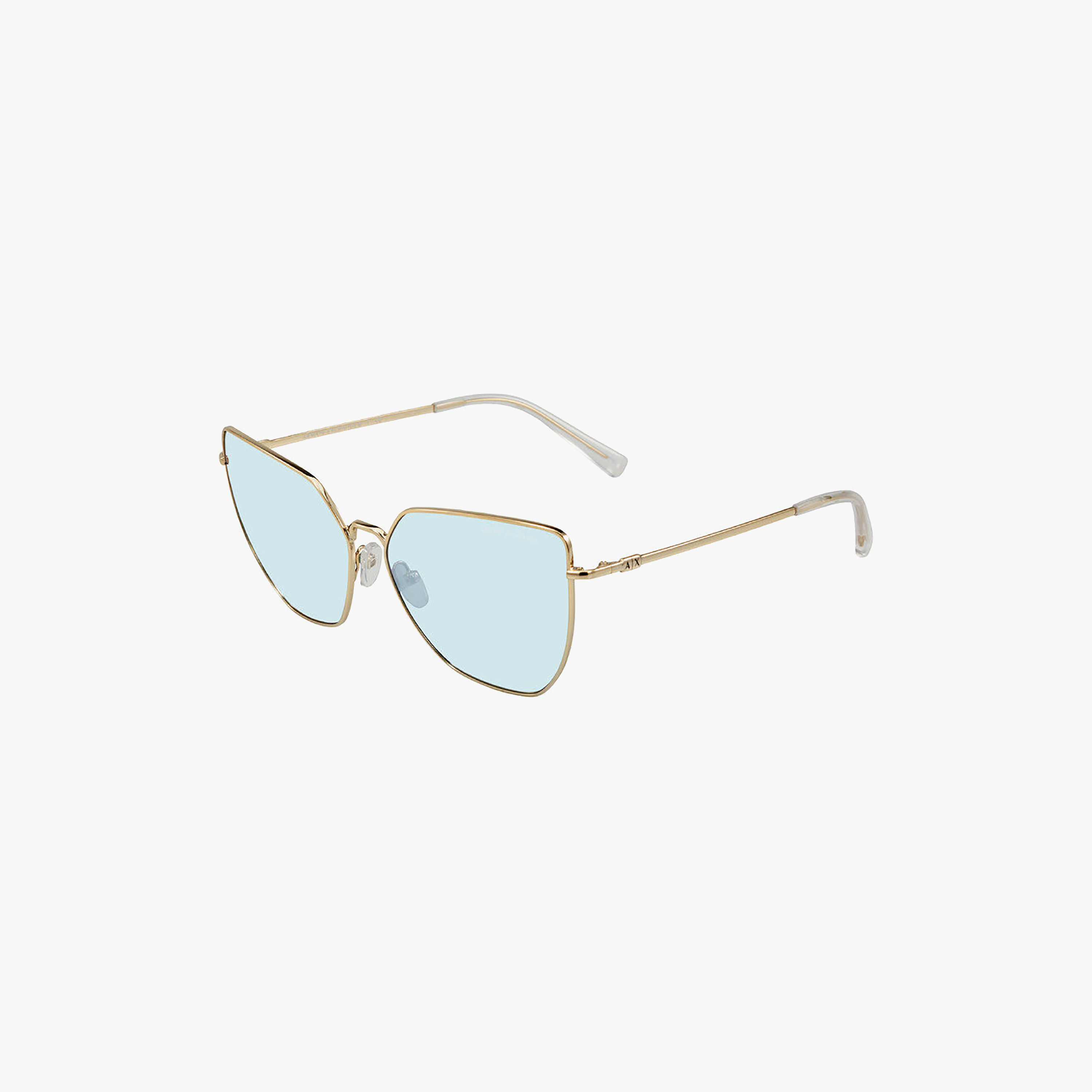 نظارات شمسية نسائية من أرماني إكستشينج بتصميم عين القطة باللون الأزرق | 2027S-women-sunglasses-image-1