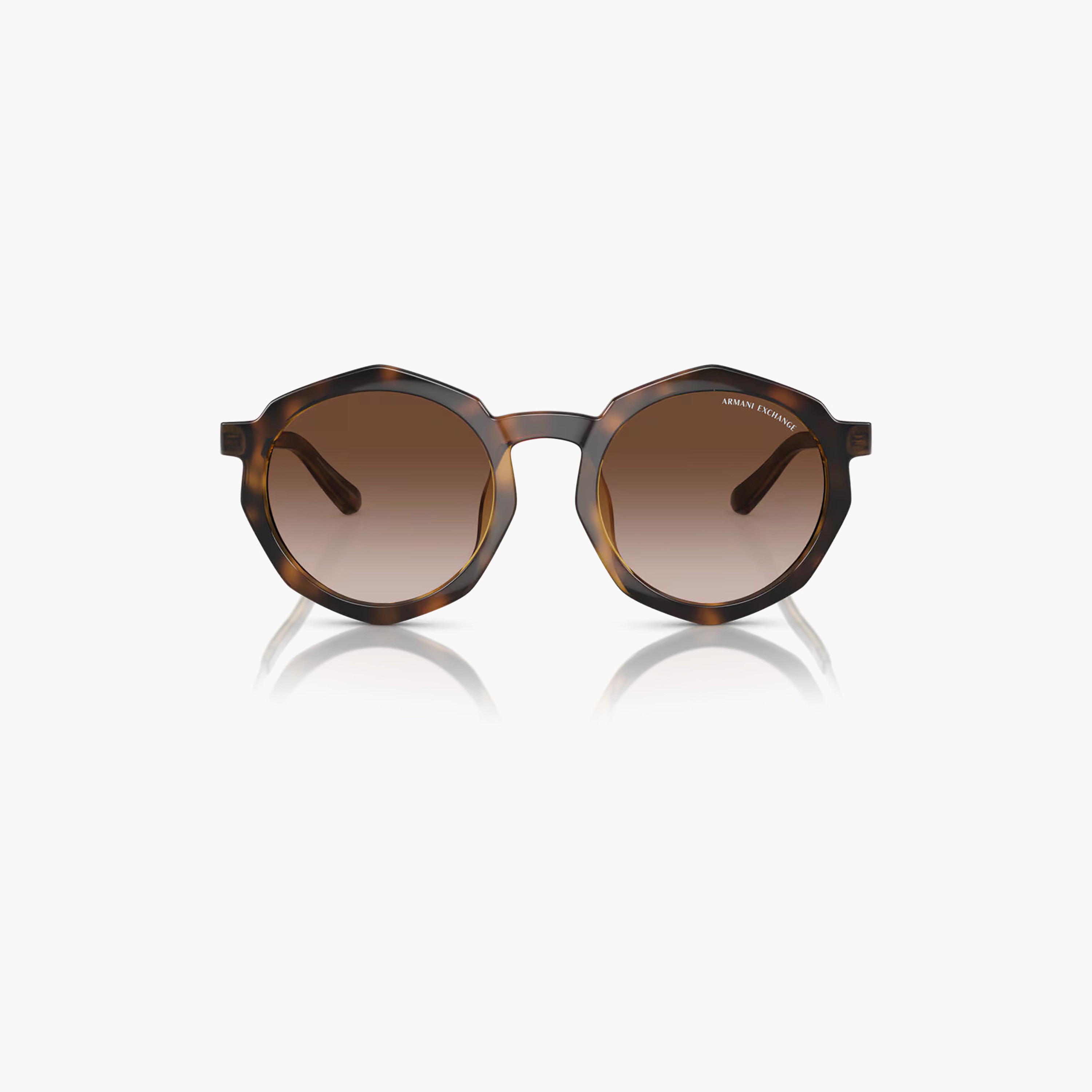 نظارات شمسية رجالية من أرماني إكستشينج بتصميم طيار بني | 4132SU-men-sunglasses-image-4