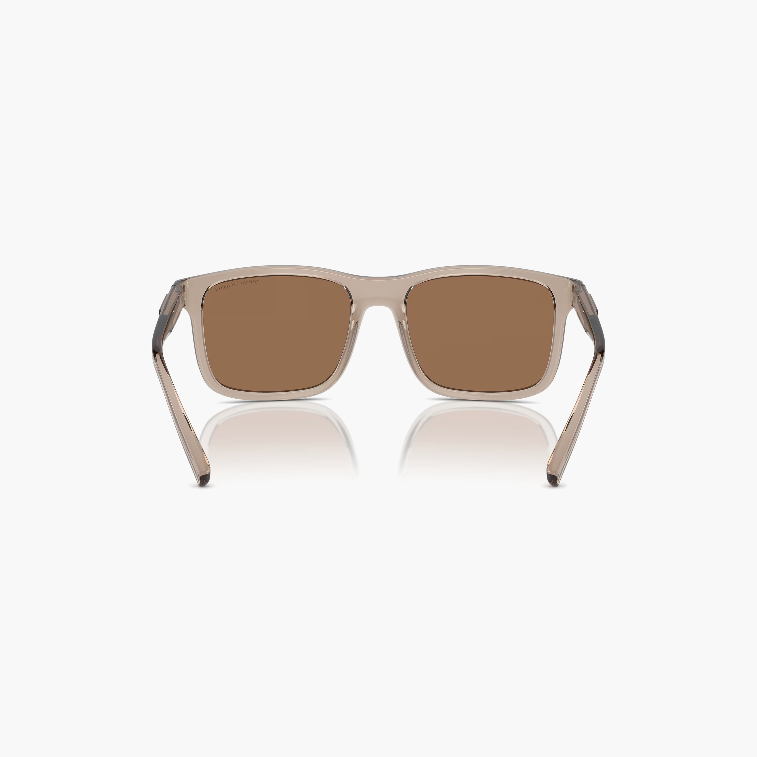 نظارات شمسية رجالية مستطيلة بنية اللون من أرماني إكستشينج | 4145S-men-sunglasses-image-4