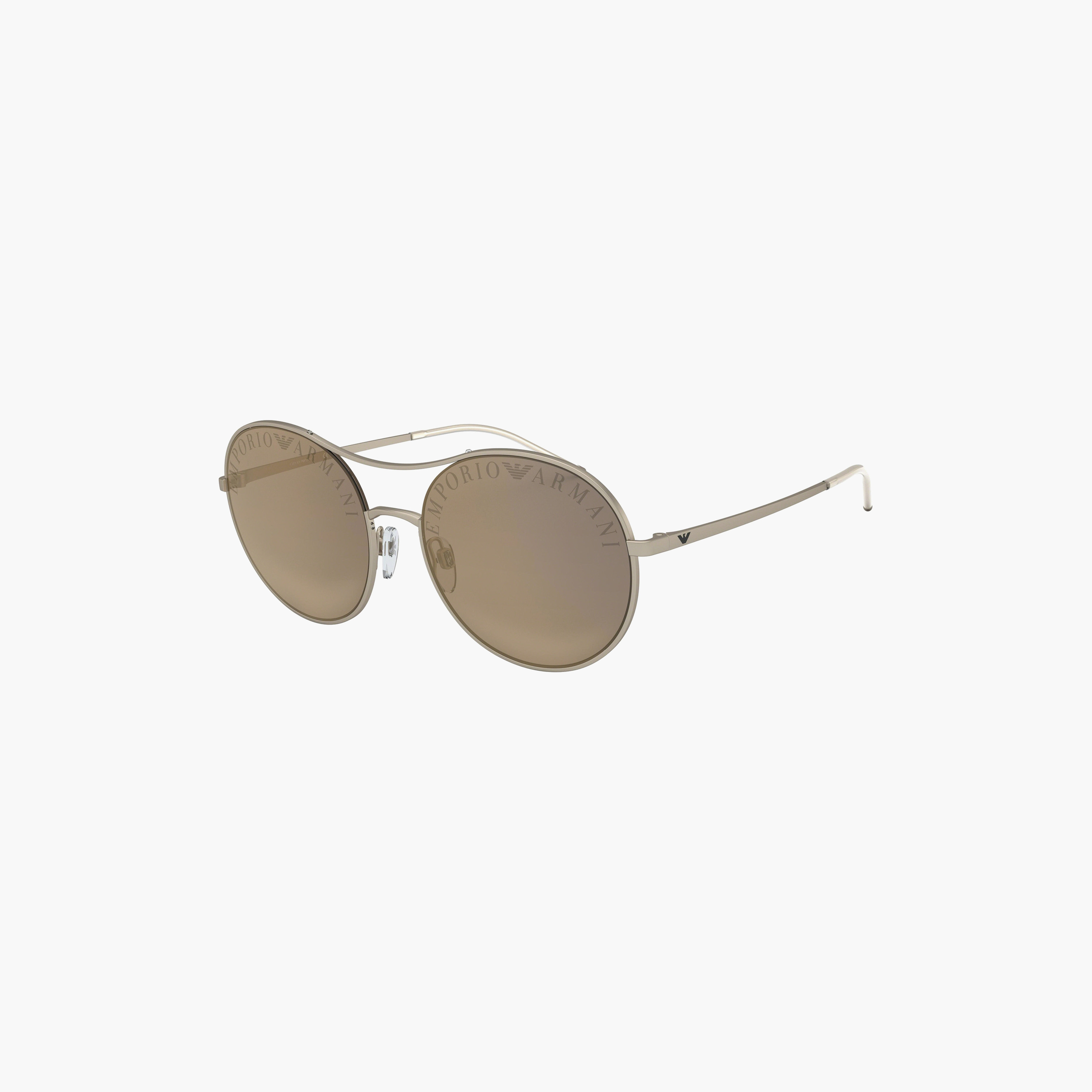 Emporio Armani Women Round Brown Sunglasses | 2081-women-sunglasses-image-1