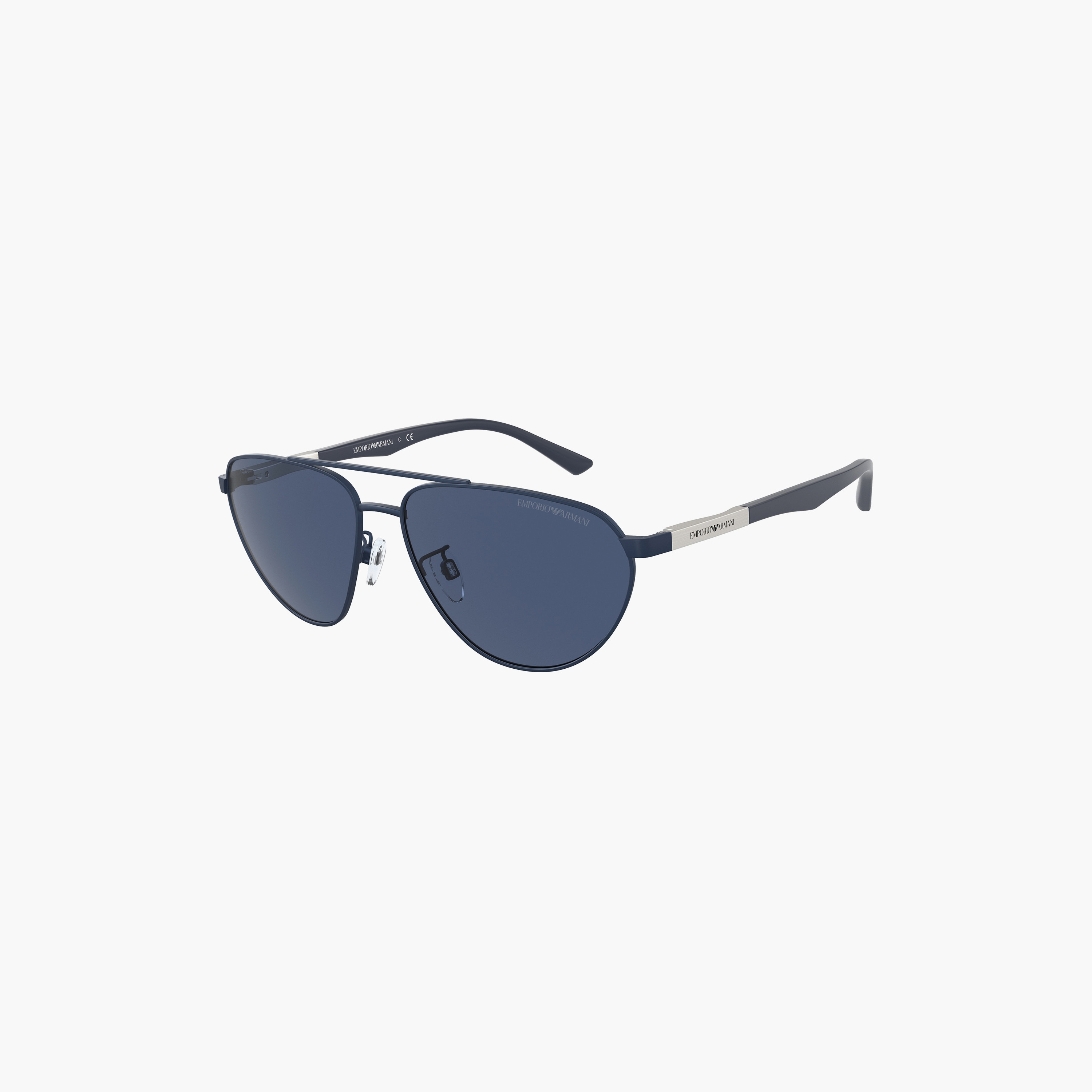 نظارات شمسية رجالية من إمبوريو أرماني بتصميم طيار أزرق | 2125-men-sunglasses-image-1