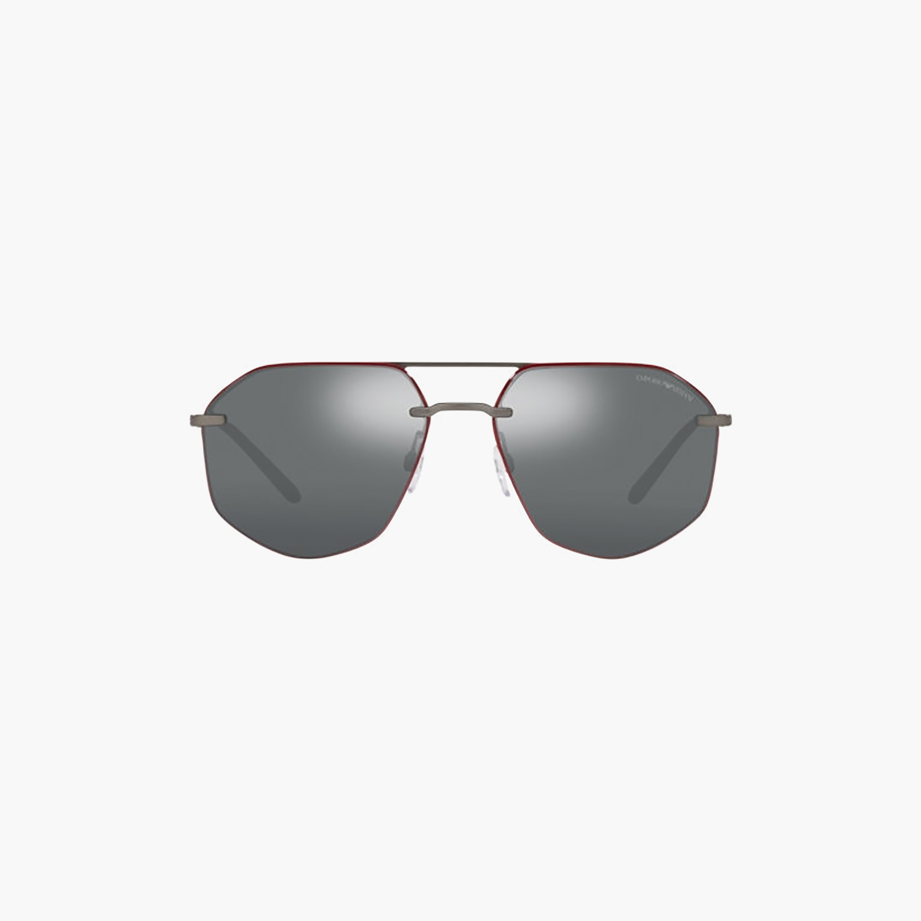 نظارات شمسية رمادية من إمبوريو أرماني للرجال بتصميم طيار | 2132-men-sunglasses-image-3
