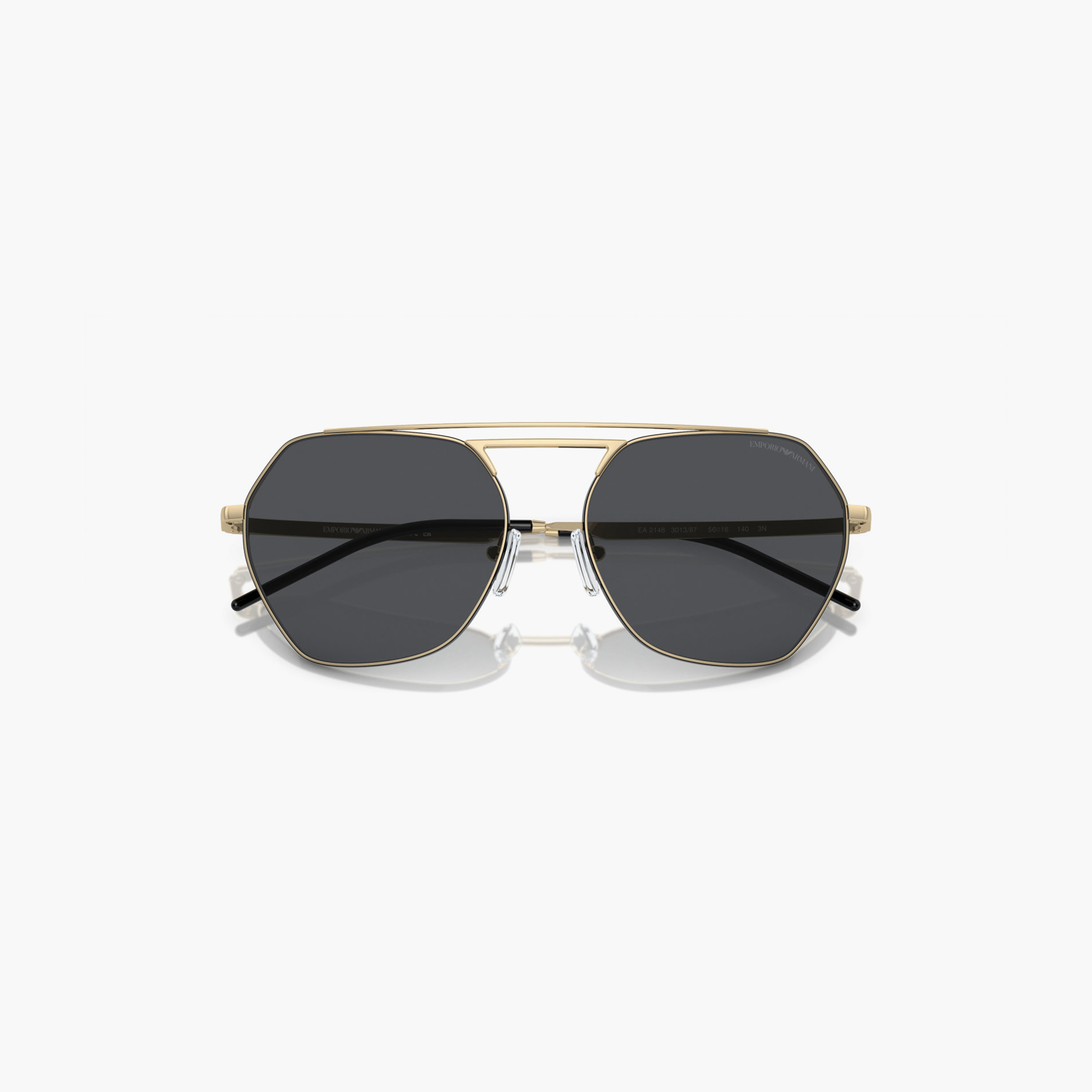 نظارات شمسية رمادية بتصميم طيار من إمبوريو أرماني للنساء | 2148-women-sunglasses-image-3