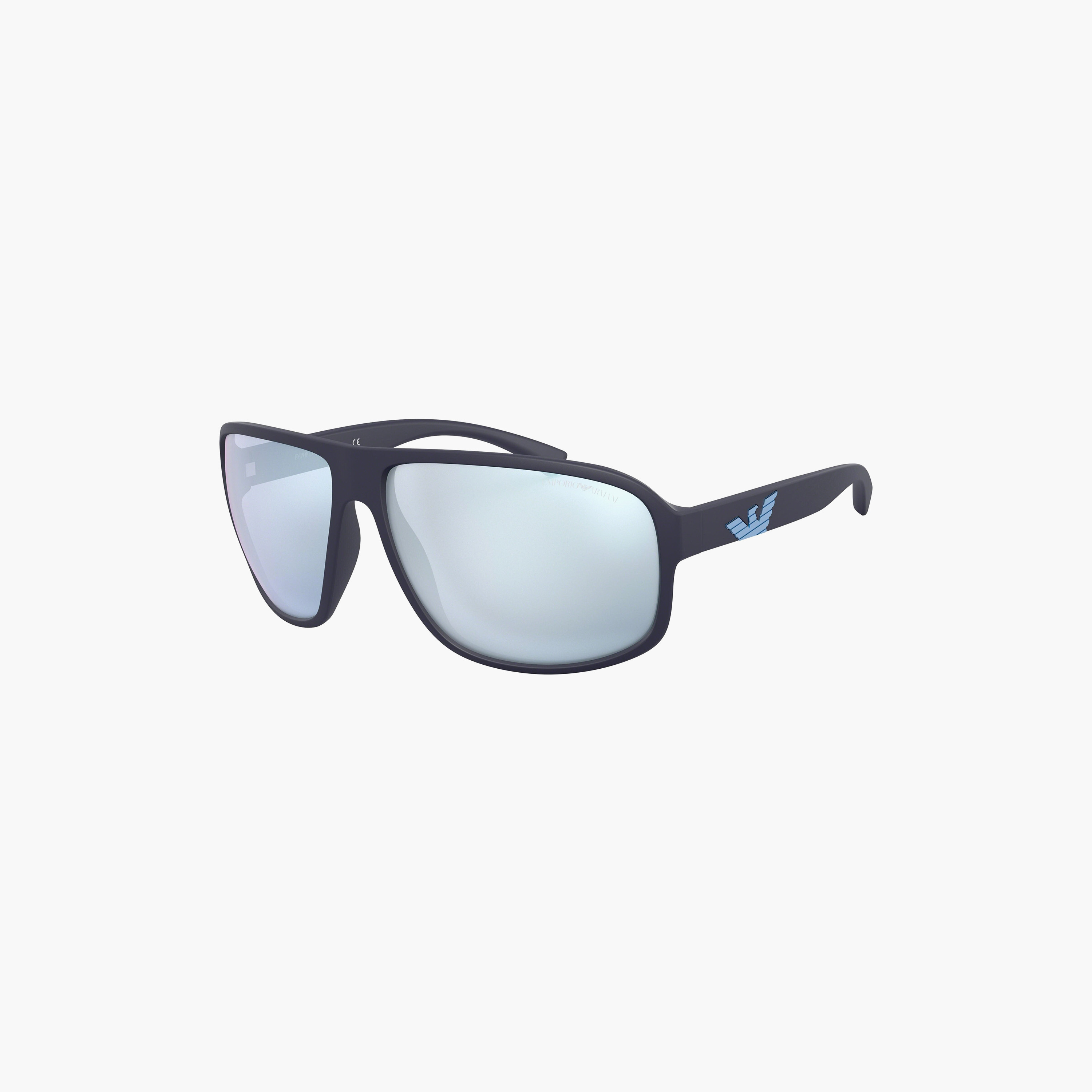 Emporio Armani Men Rectangle Blue Sunglasses | 4130-men-sunglasses-image-1