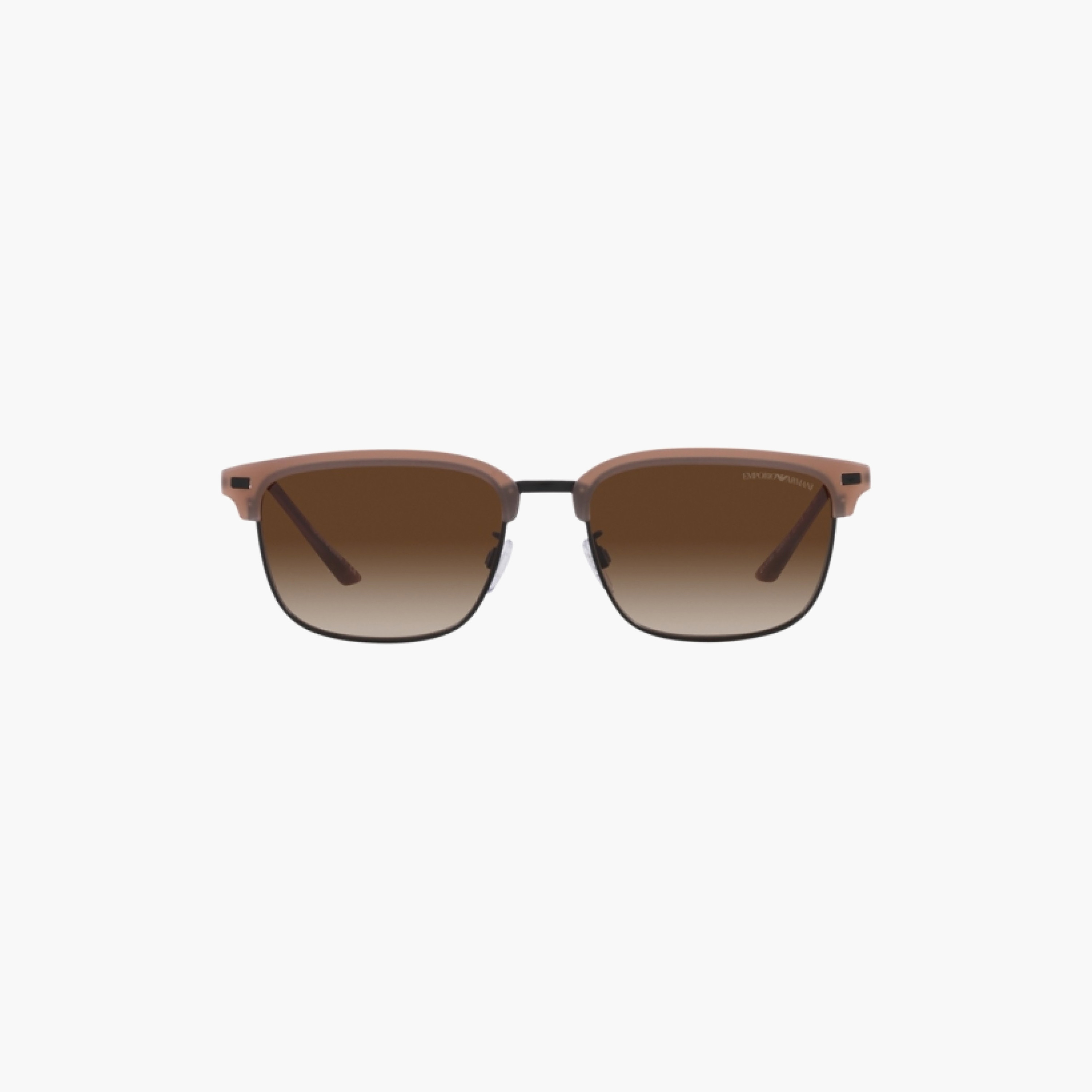 Emporio Armani Men Clubmaster Brown Sunglasses | 4180-men-sunglasses-image-3