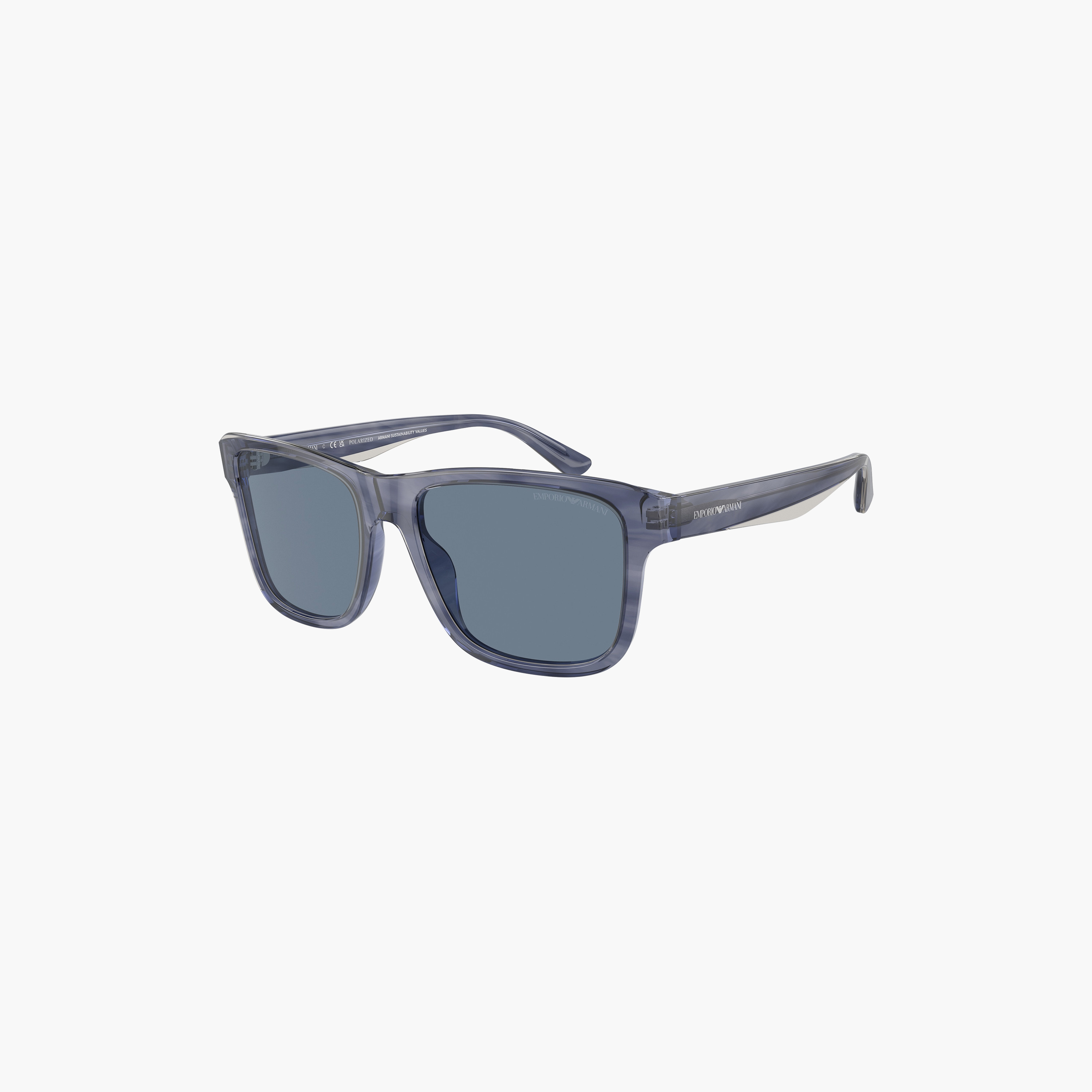 Emporio Armani Men Square Polorized Blue Sunglasses | 4208-men-sunglasses-image-5