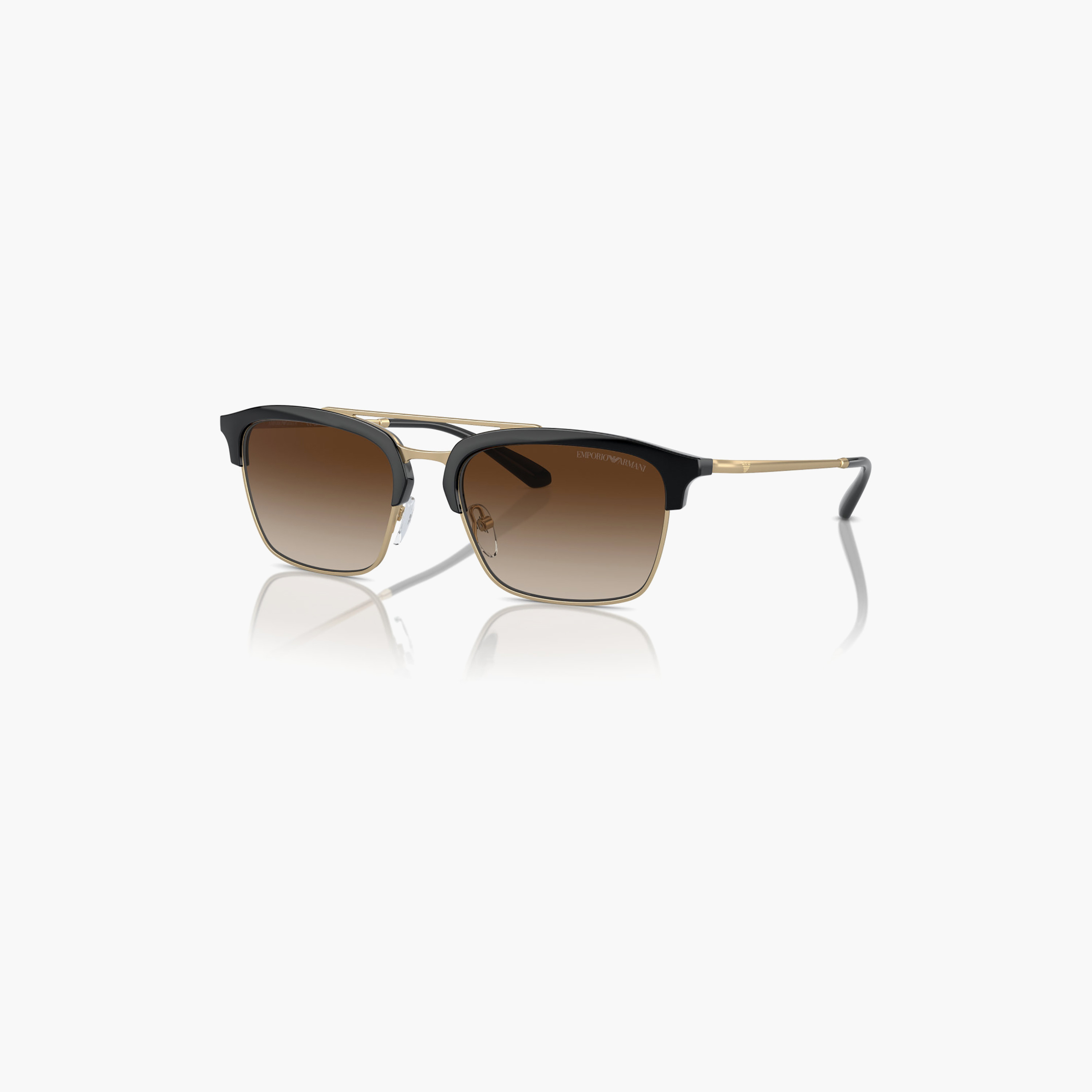 نظارات شمسية رجالية من إمبوريو أرماني، طراز كلوب ماستر، لون بني | 4228-men-sunglasses-image-1