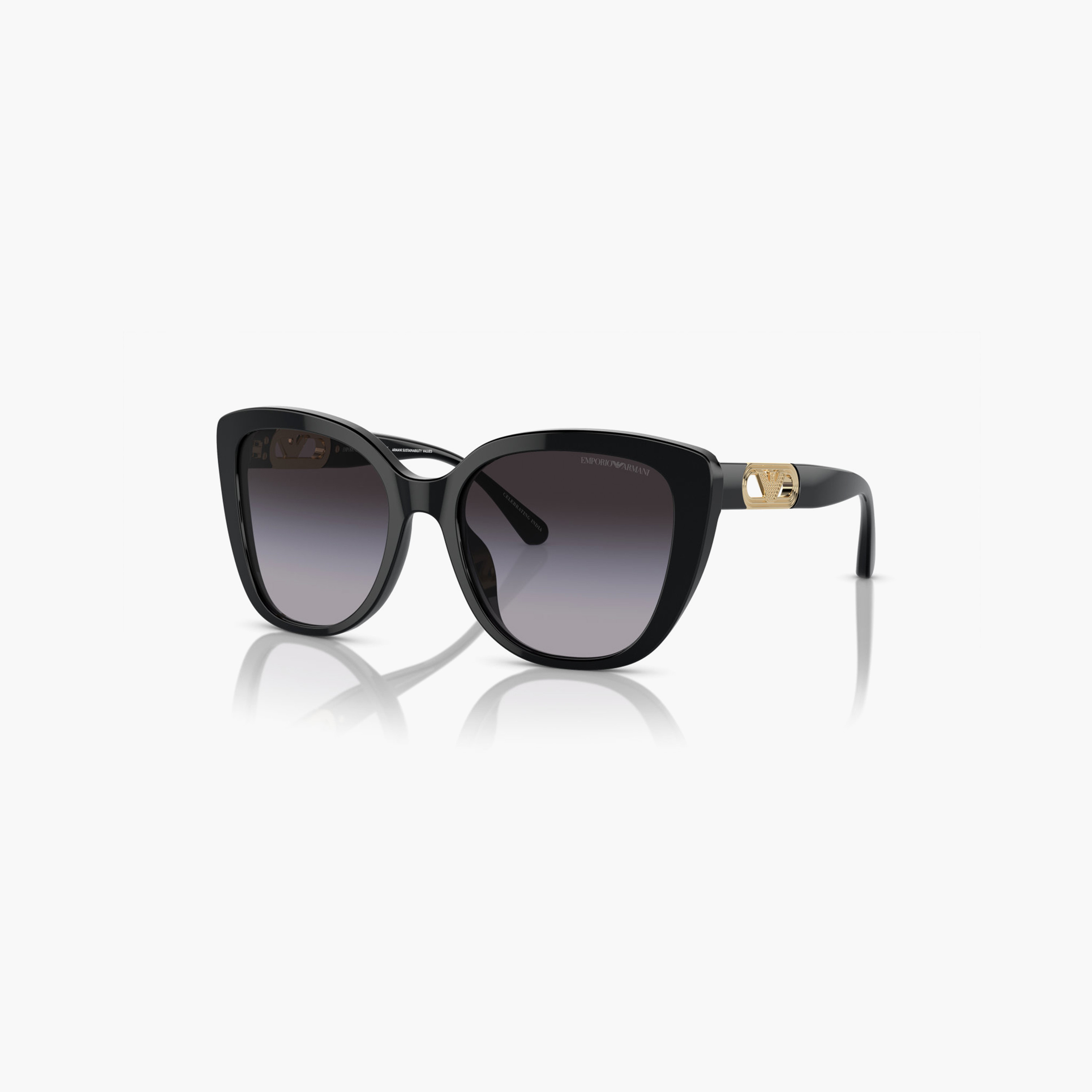 Emporio Armani Women Cat Eye Grey Sunglasses | 4214U-women-sunglasses-image-1