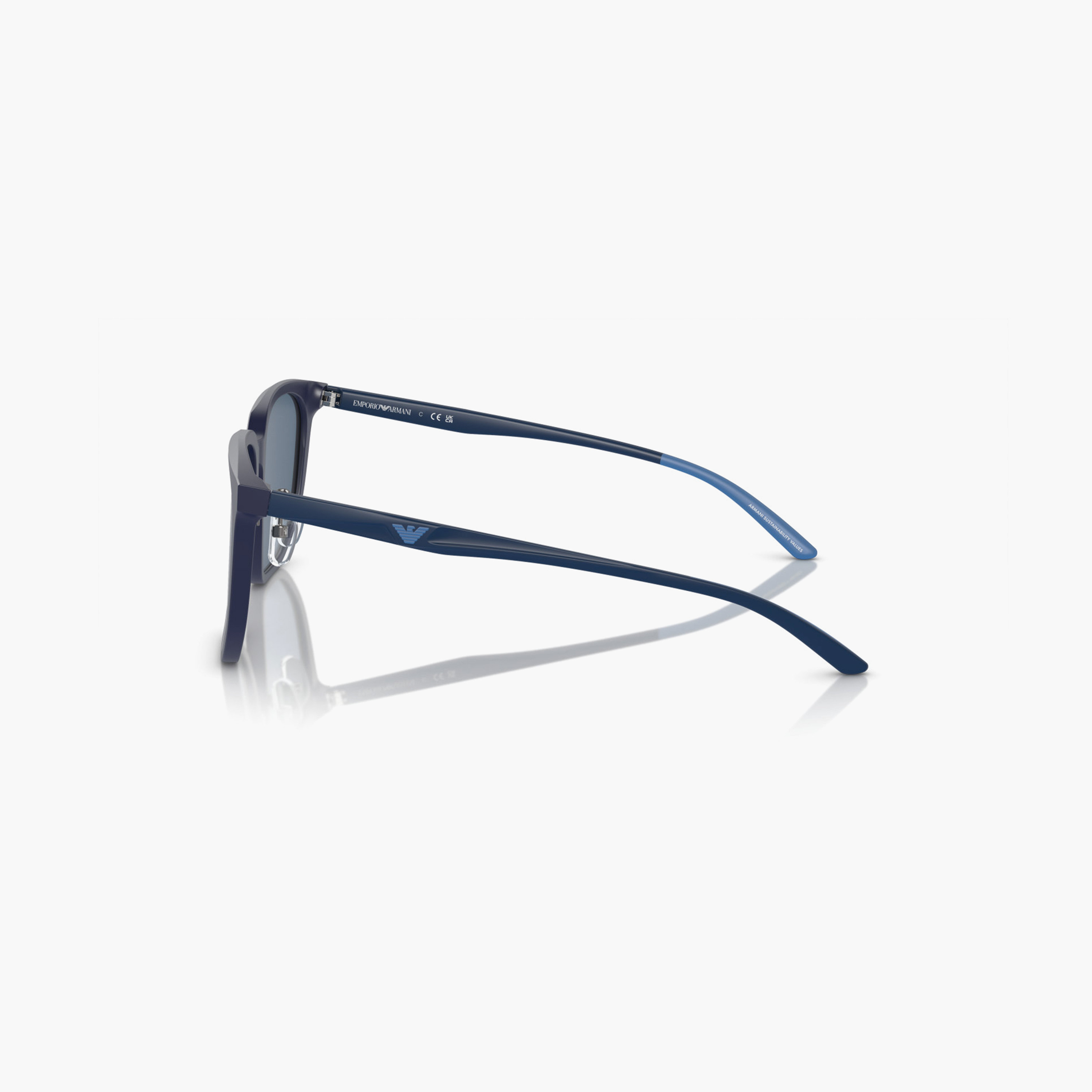 Emporio Armani Men Square Blue Sunglasses | 4215D-men-sunglasses-image-2