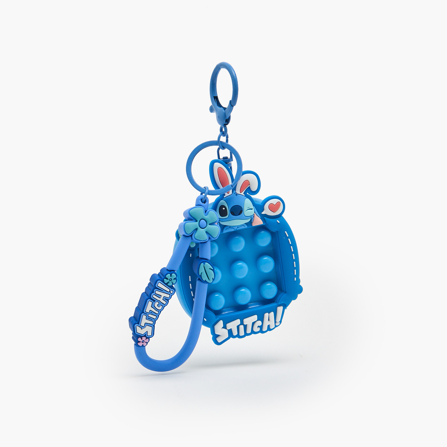 Disney Stitch Fidget Keychain with Lobster Clasp-girls-accessories-keyringsandbagcharms-image-1