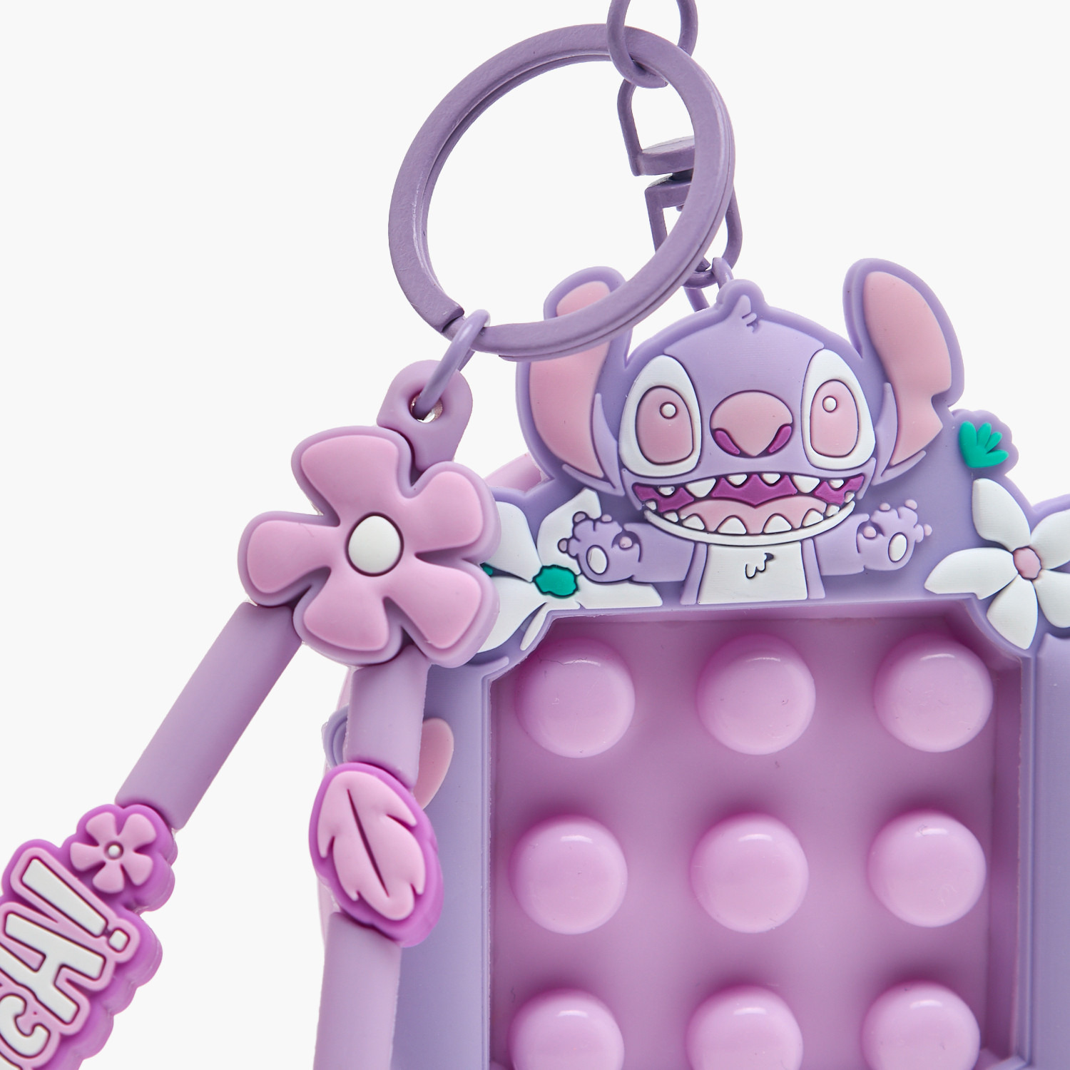 Disney Fidget Keychain with Stitch Detail-girls-accessories-keyringsandbagcharms-image-2