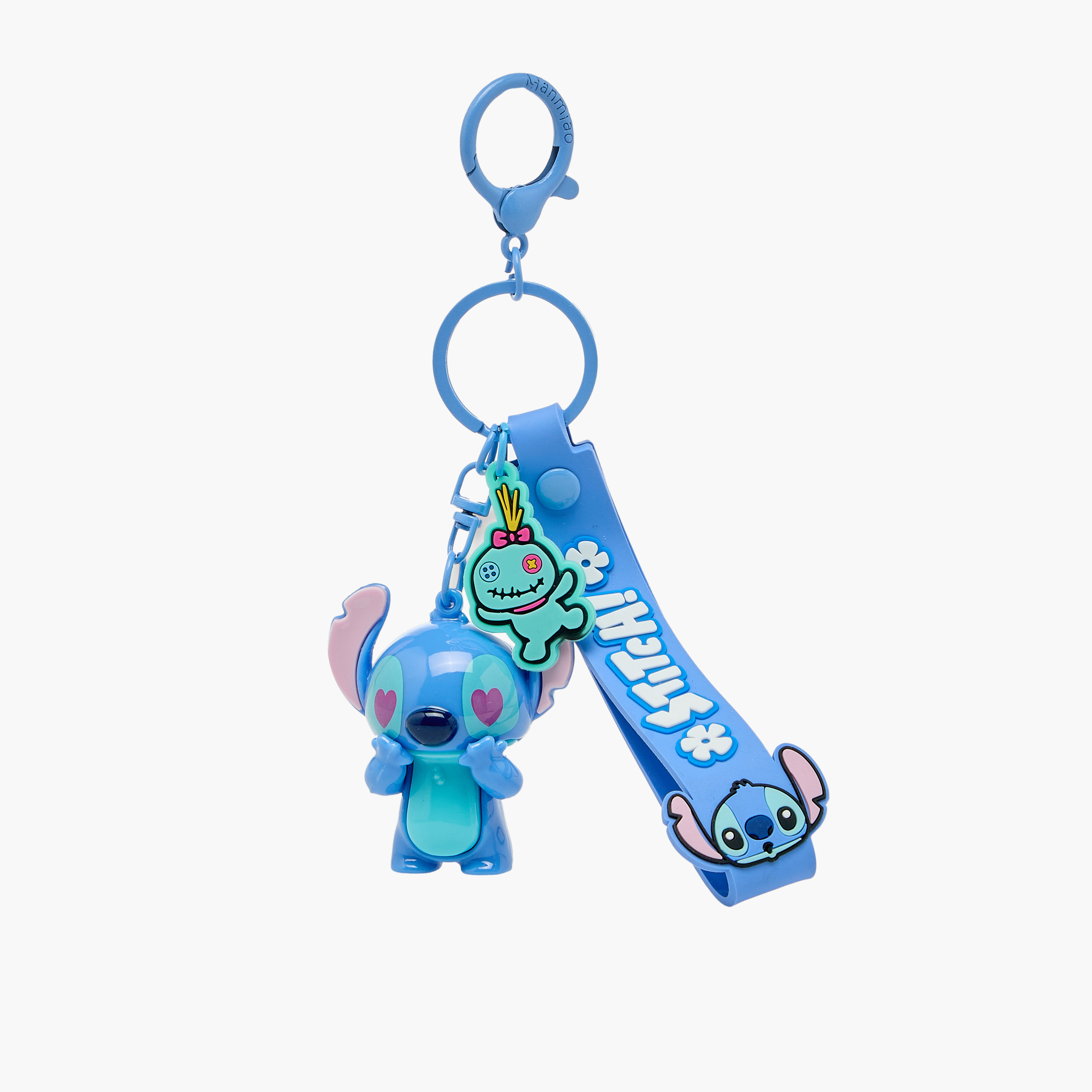 Disney Stitch Keychain with Strap-girls-accessories-keyringsandbagcharms-image-1
