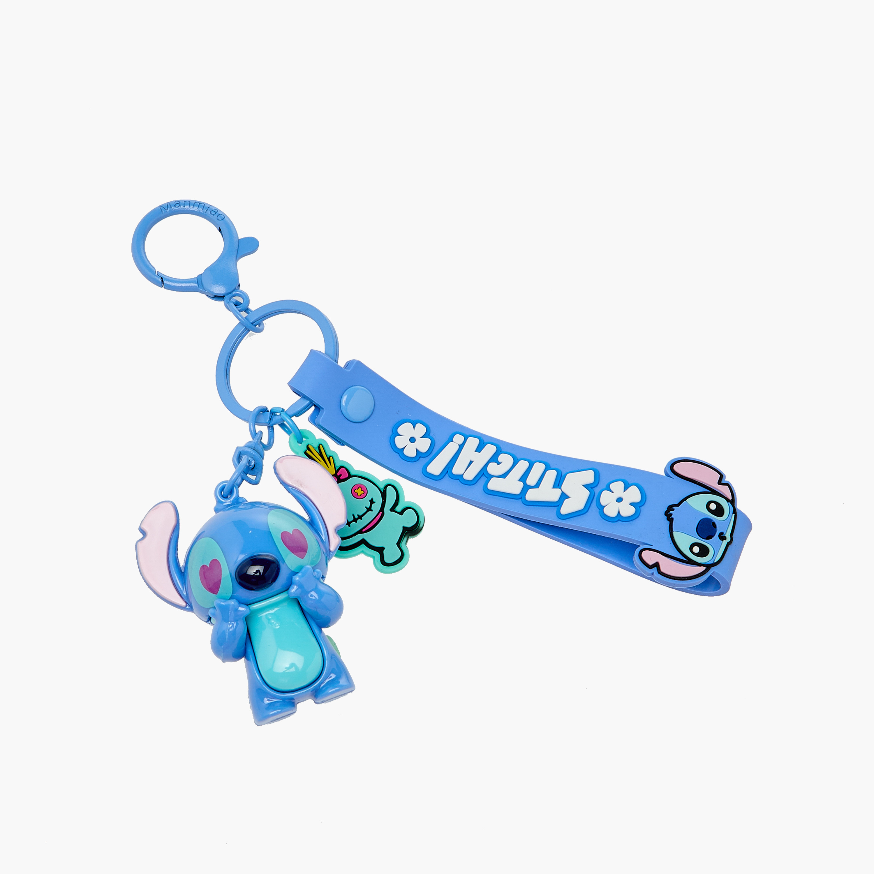 Disney Stitch Keychain with Strap-girls-accessories-keyringsandbagcharms-image-2