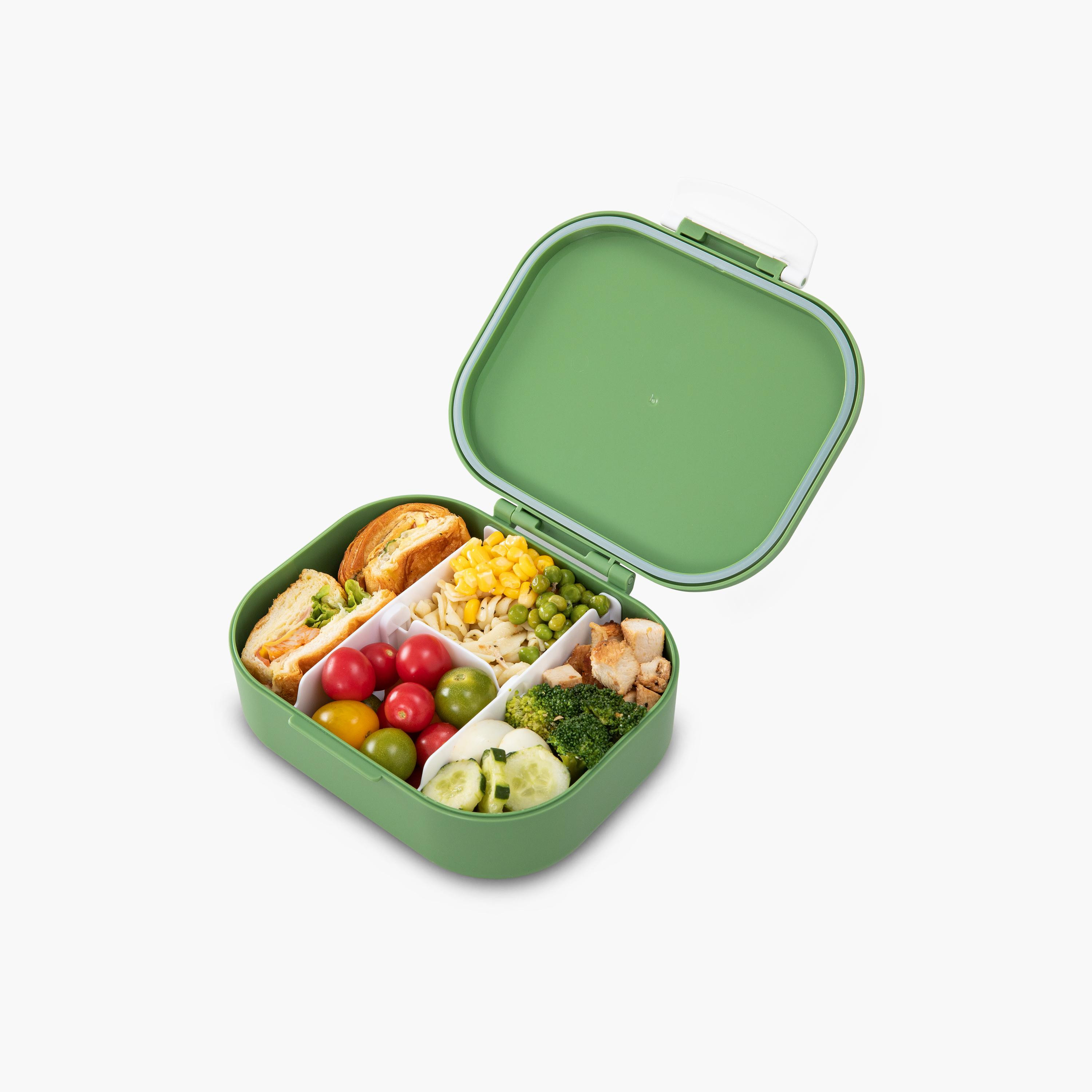 طقم صناديق غداء بينتو قطعتين خالي من مادة BPA ومقاوم للتسريب من إيزي كيدز-school-lunchessentials-lunchboxes-image-9