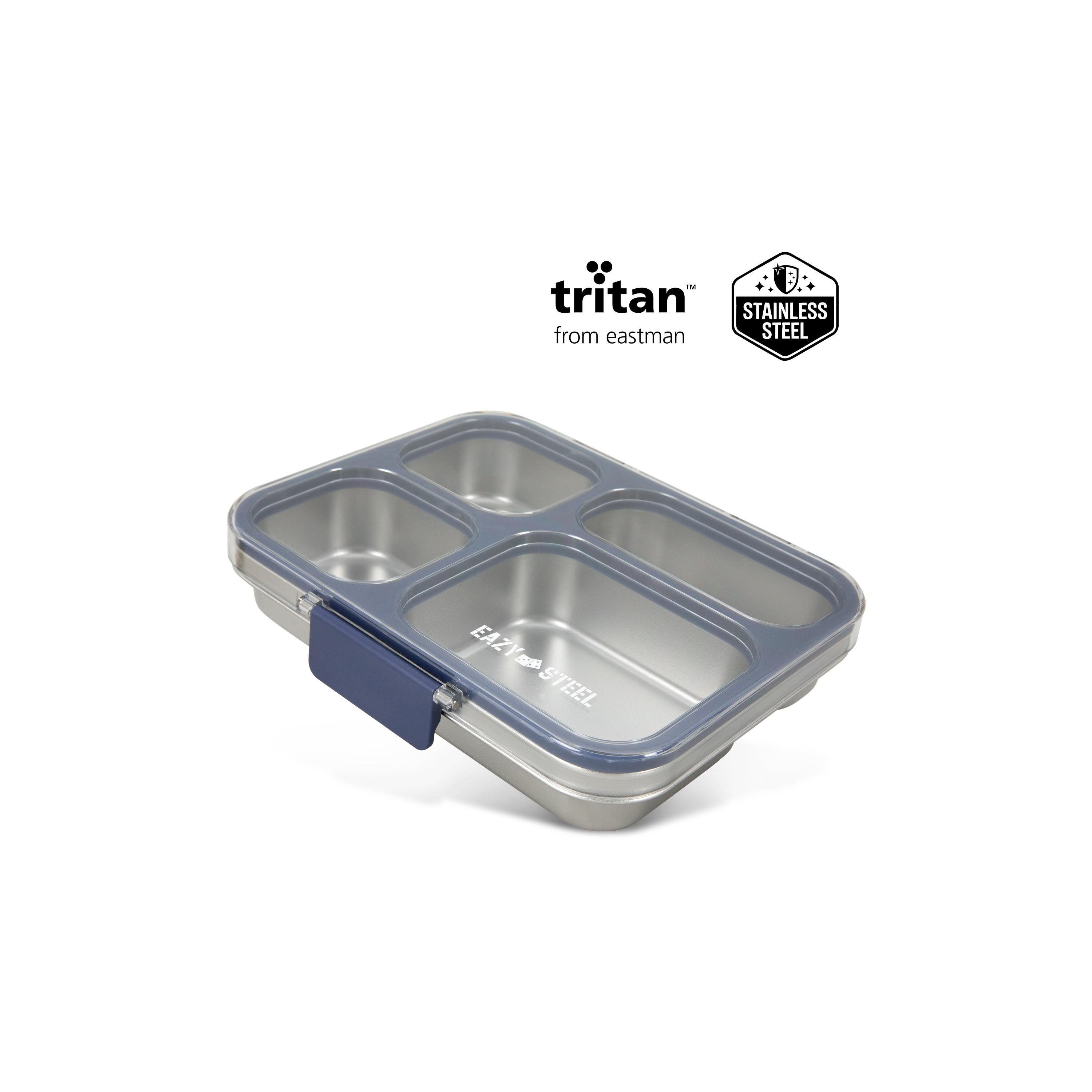 صندوق غداء بينتو ستانلس ستيل مع غطاء تريتان من إيزي كيدز-school-lunchessentials-lunchboxes-image-10