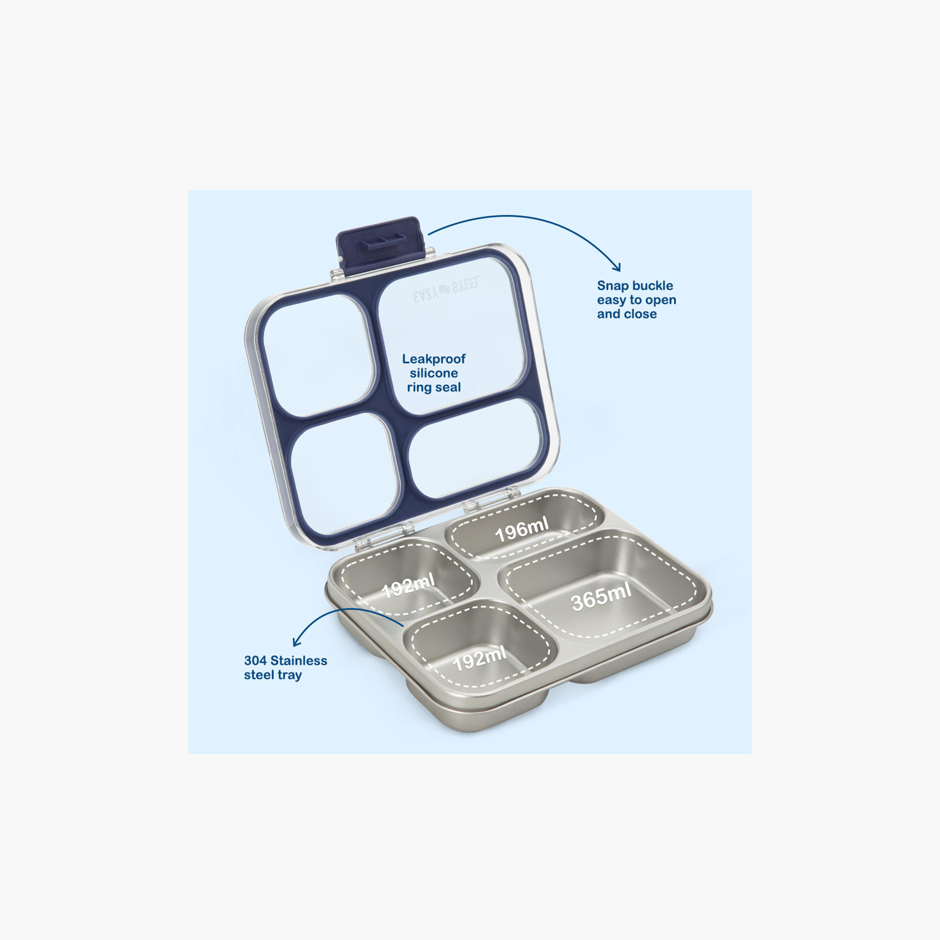 صندوق غداء بينتو ستانلس ستيل مع غطاء تريتان من إيزي كيدز-school-lunchessentials-lunchboxes-image-5