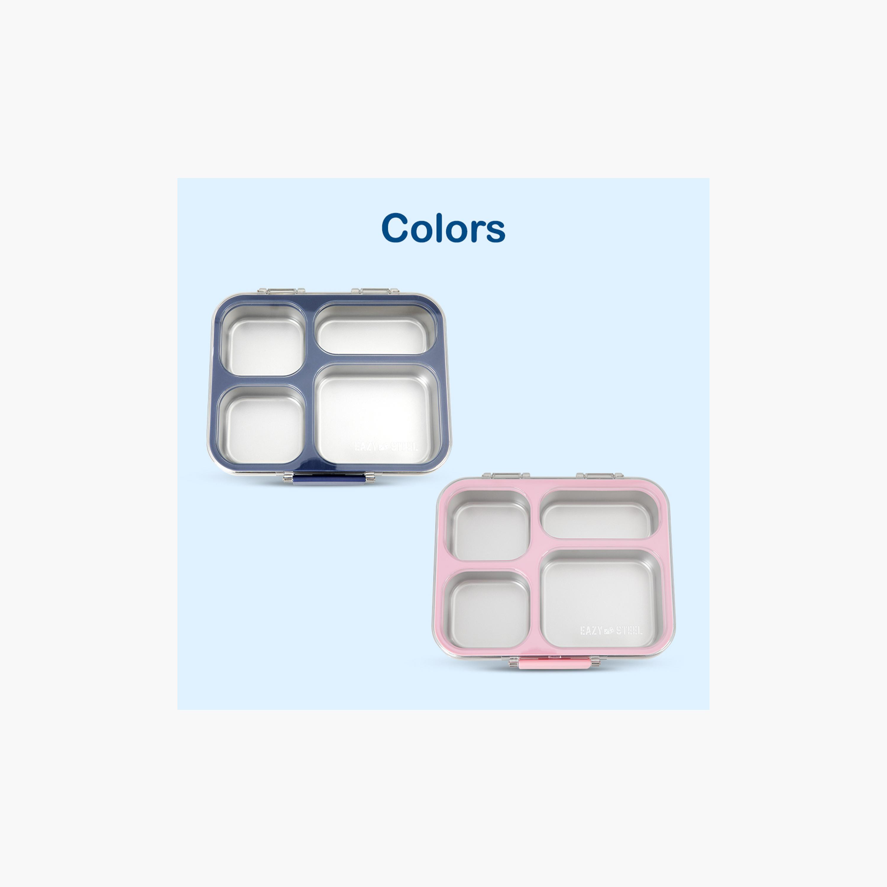 صندوق غداء بينتو ستانلس ستيل مع غطاء تريتان من إيزي كيدز-school-lunchessentials-lunchboxes-image-9