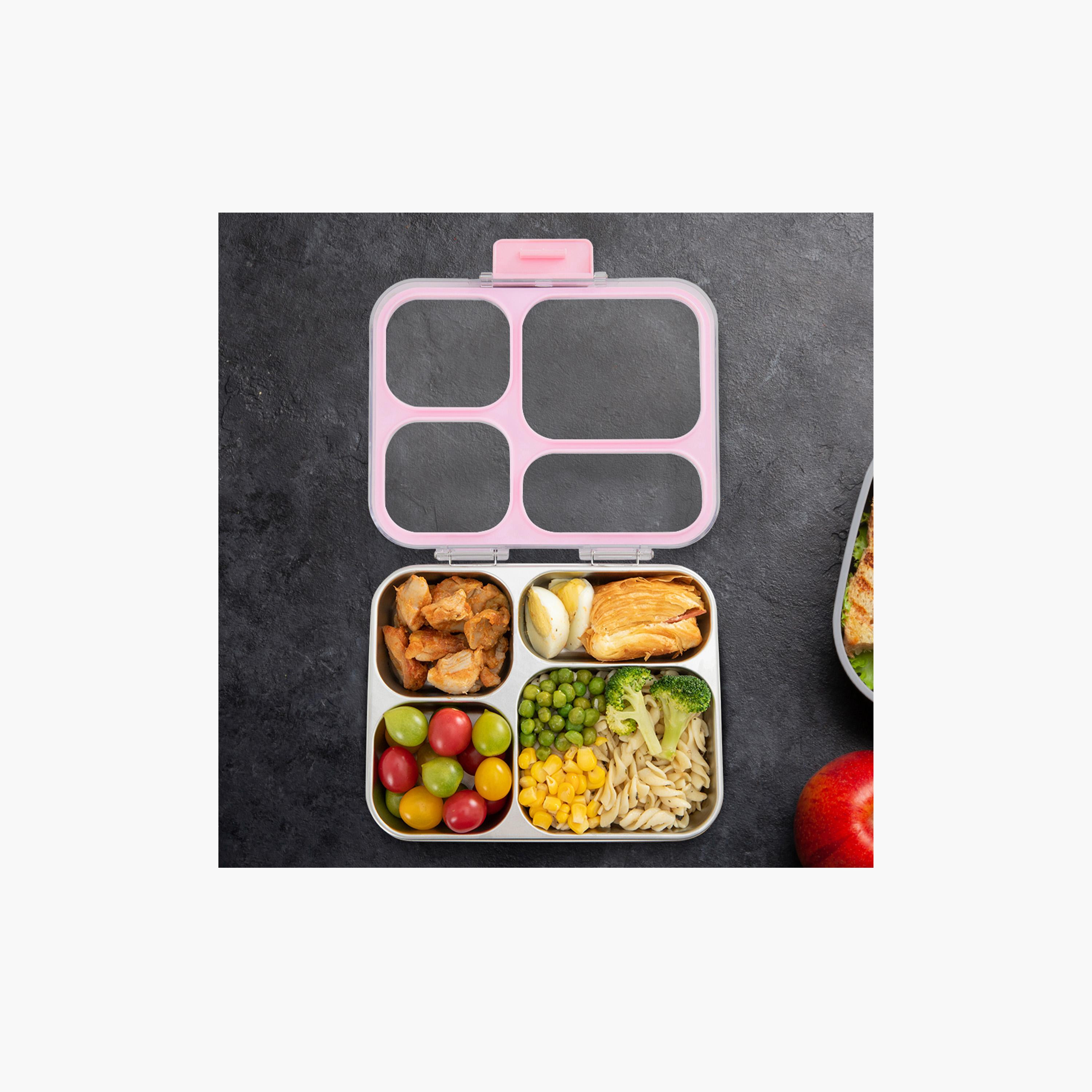 صندوق غداء بينتو ستانلس ستيل مع غطاء تريتان من إيزي كيدز-school-lunchessentials-lunchboxes-image-15
